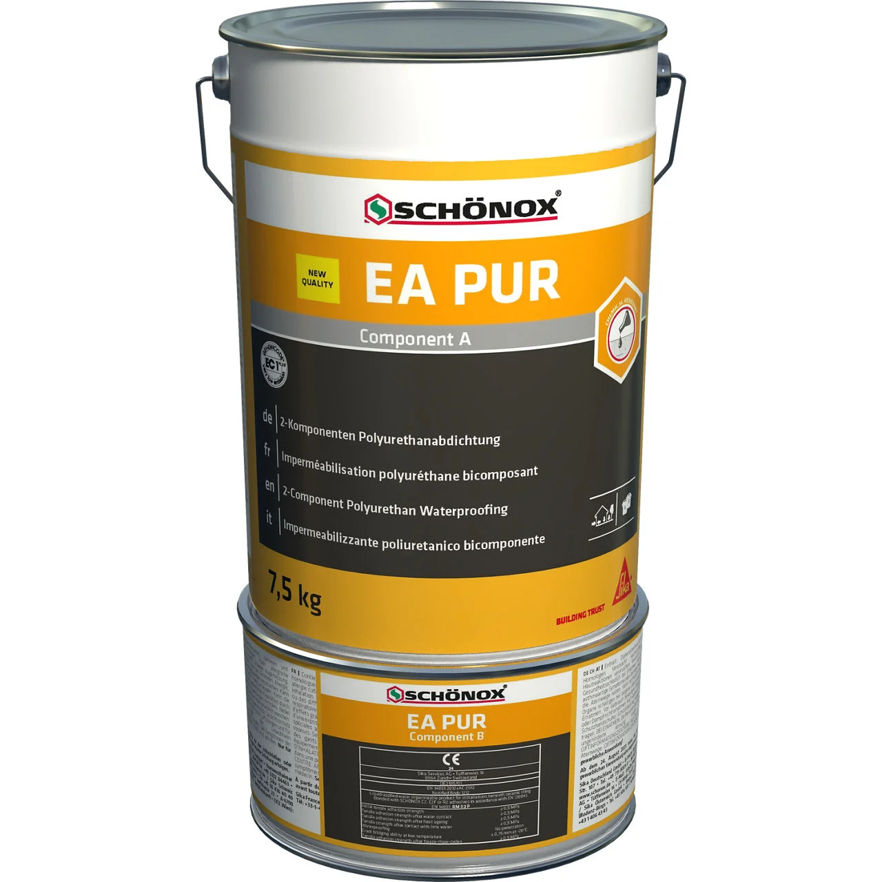 SCHÖNOX® EA PUR 2-komponentige Polyurethan-Abdichtung