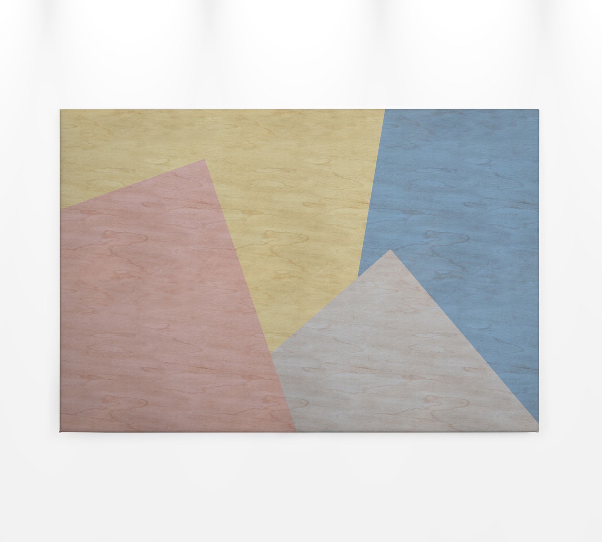 Leinwandbild Geometrie, blau, 90x60 cm DD120511