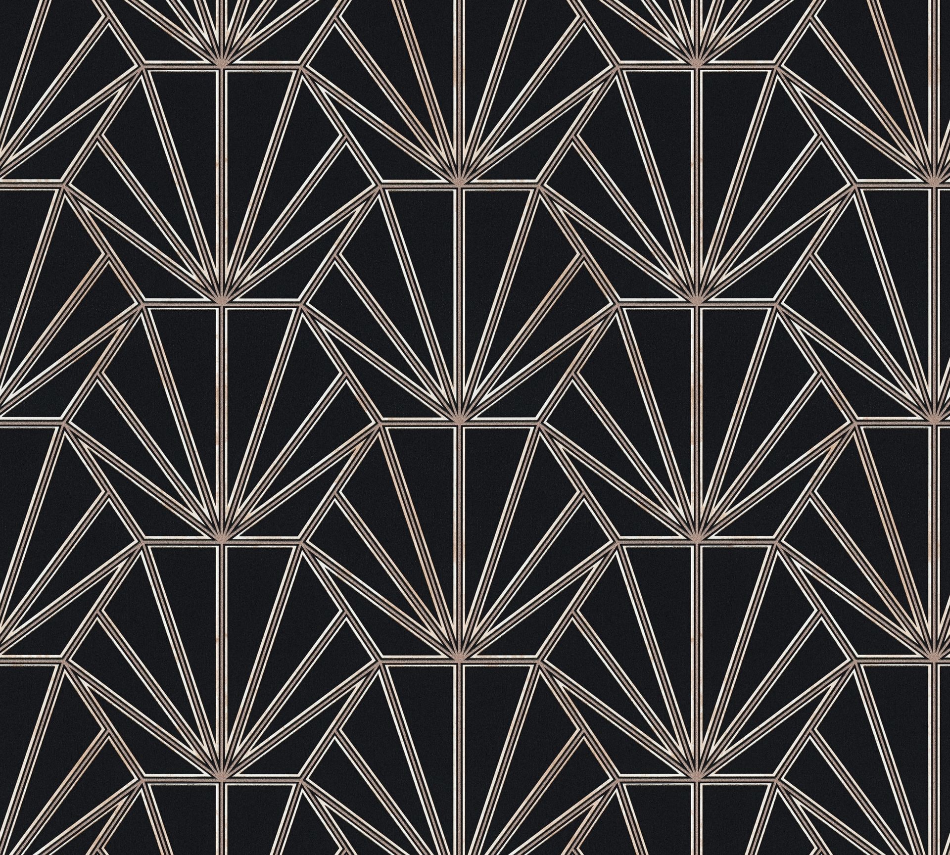 Livingwalls Daniel Hechter 6, Geometrische Tapete, schwarz, bronze 375281