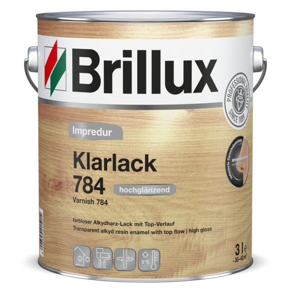Brillux Impredur Klarlack 784 farblos, hochglänzend 750 ml