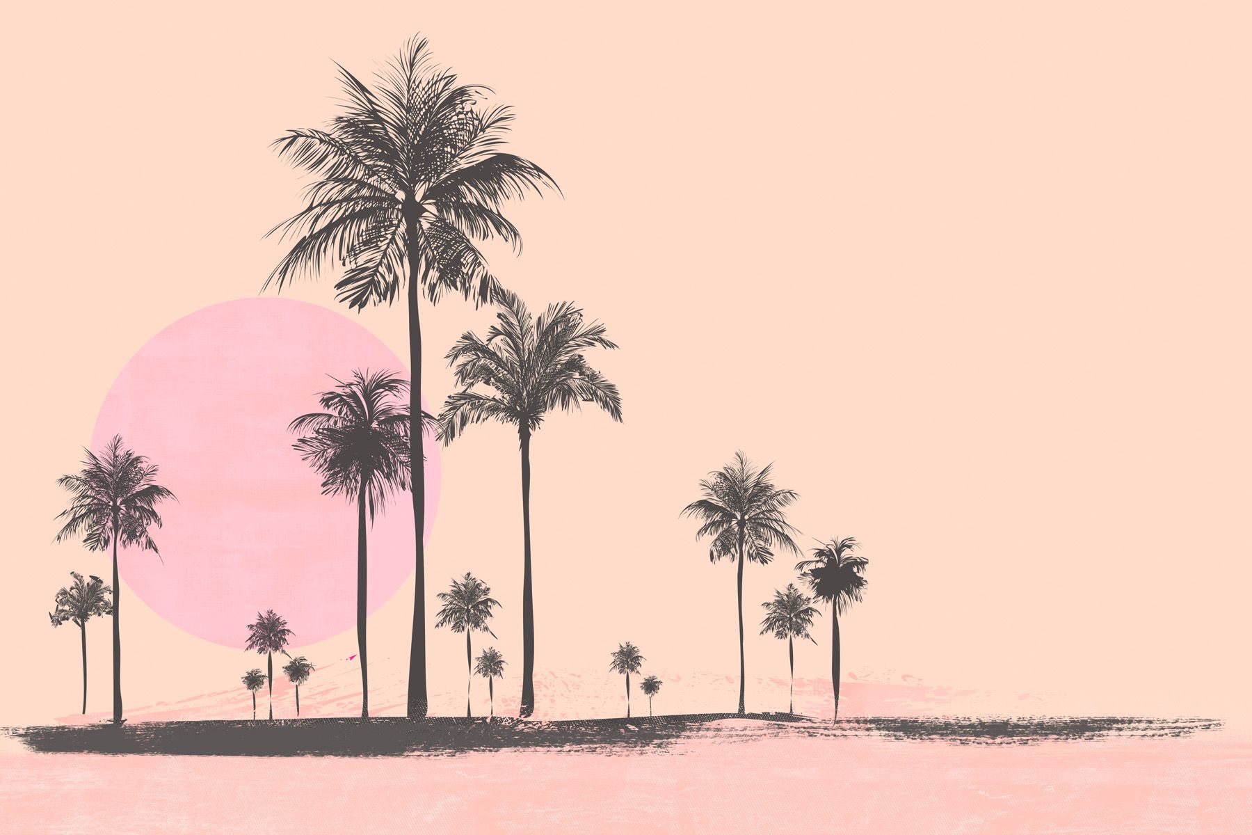 Leinwände Miami Beach Sun II