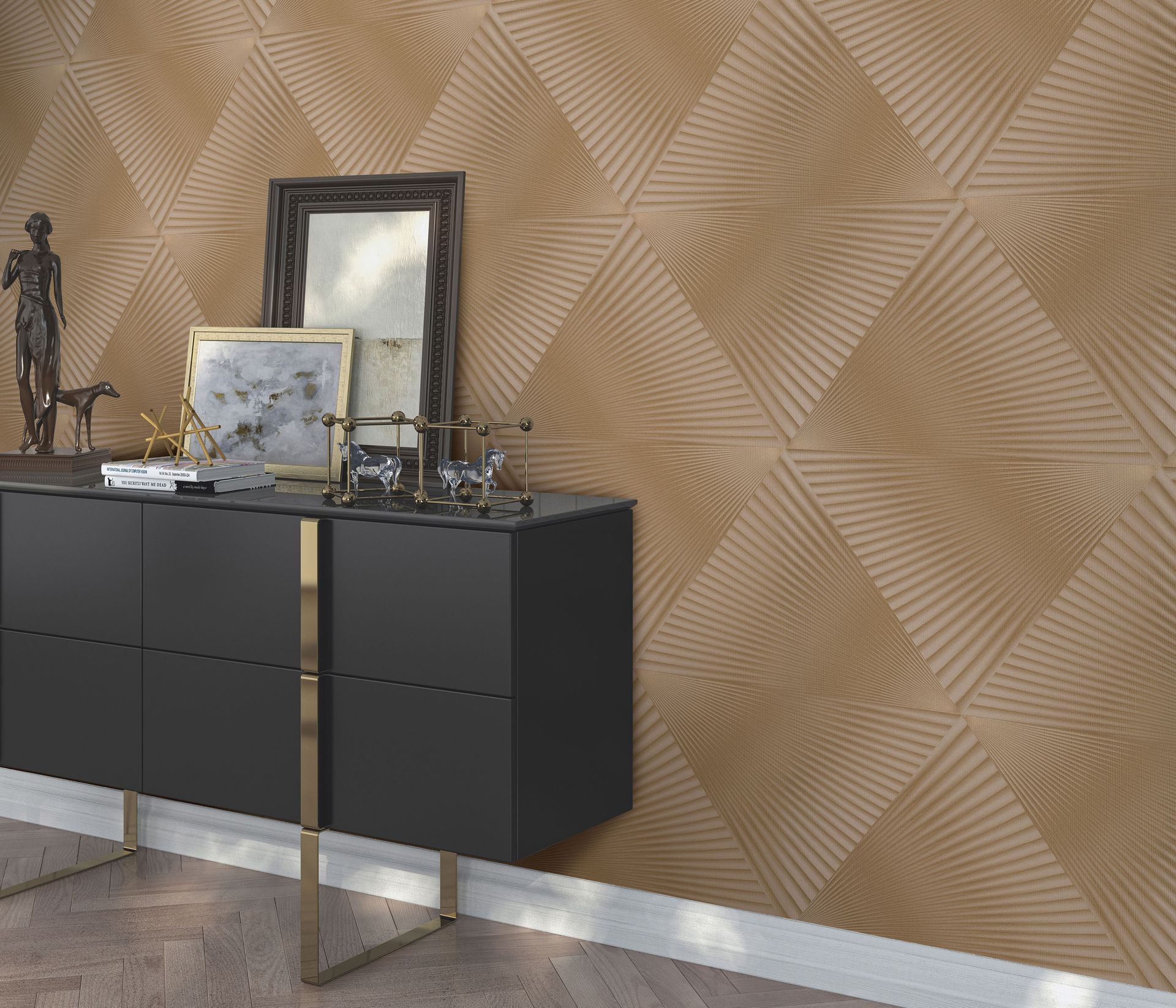 Vliestapete Geometrisch beige Erismann 1040430 Vliestapete Geometrisch beige Erismann 1040430
