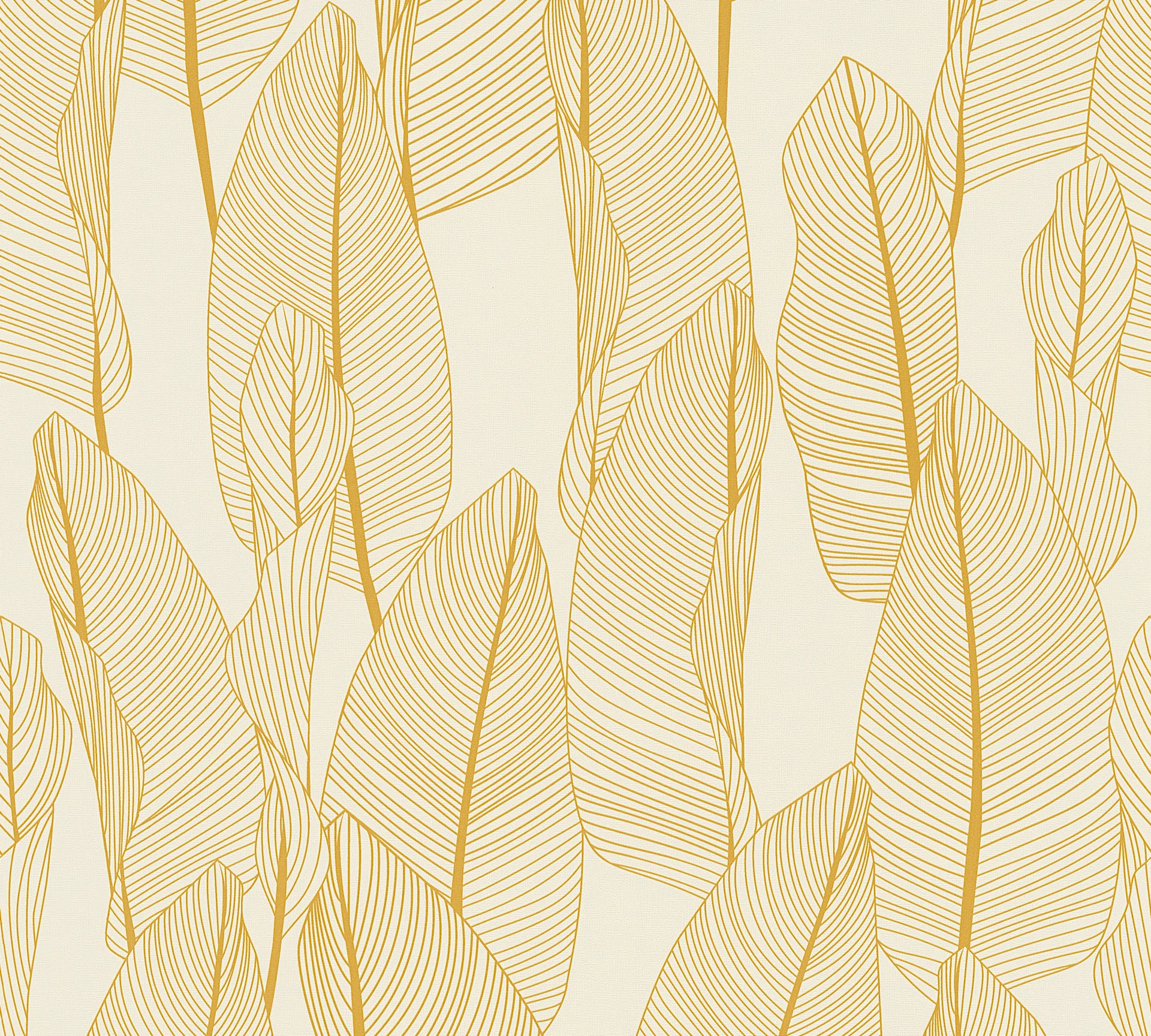 A.S. Création Exotic Life 36497-5 Gelb Floral Dekorbild