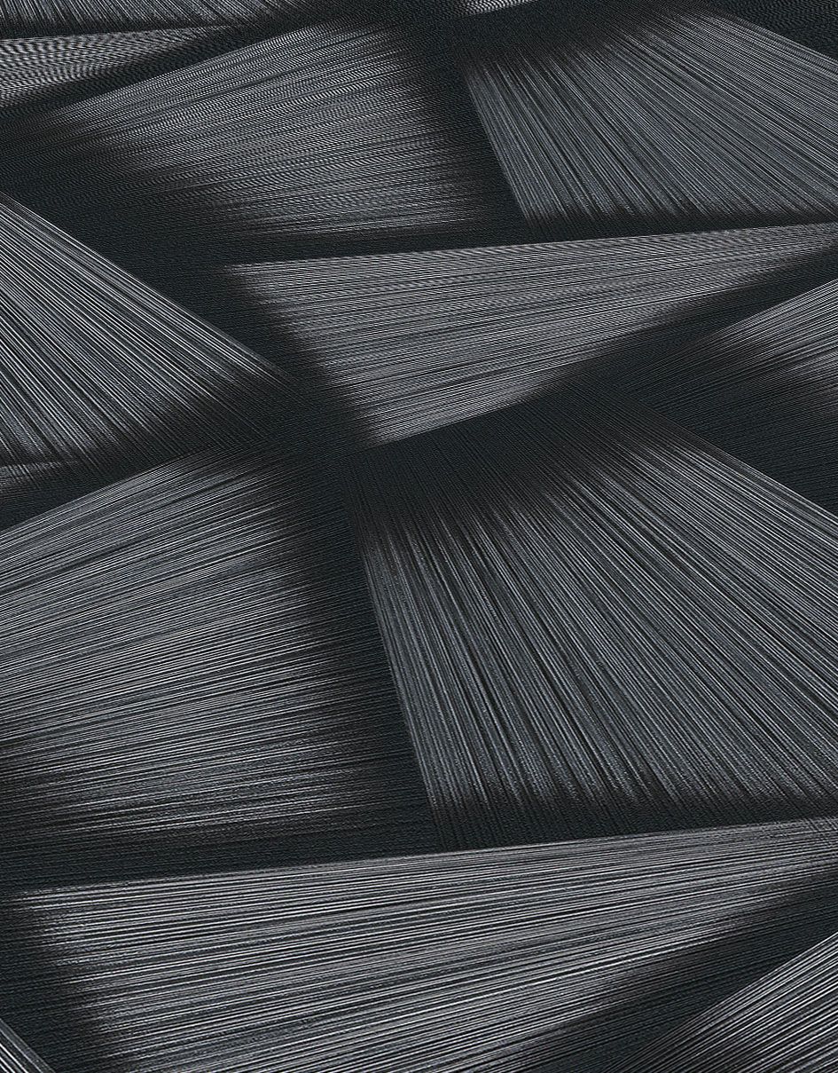 Geometrische Tapete schwarz Erismann 1040115