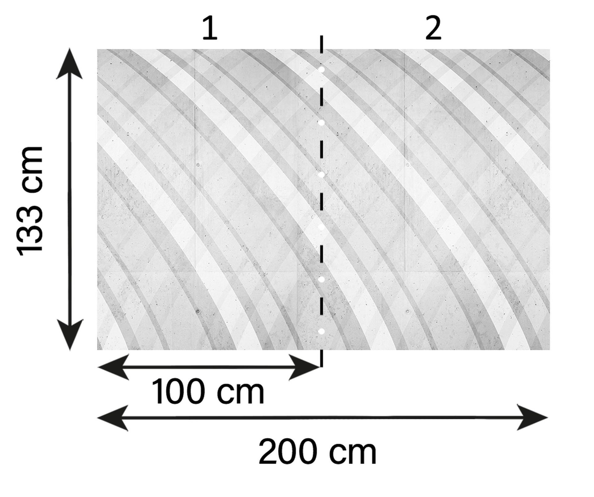 A.S. Création XXL 5 Fototapete, Streifen, 4m x 2,67m DD115705 A.S. Création XXL 5 Fototapete, Streifen, 4m x 2,67m DD115705