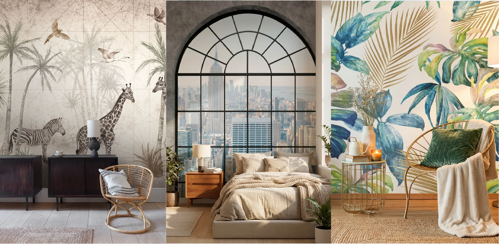 Collage aktueller Grandeco Tapeten Kollektionen und Designs