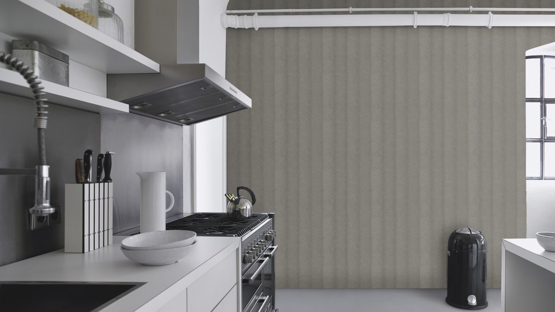 Vliestapete Chevron grau-silbergrau 720372 Vliestapete Chevron grau-silbergrau 720372