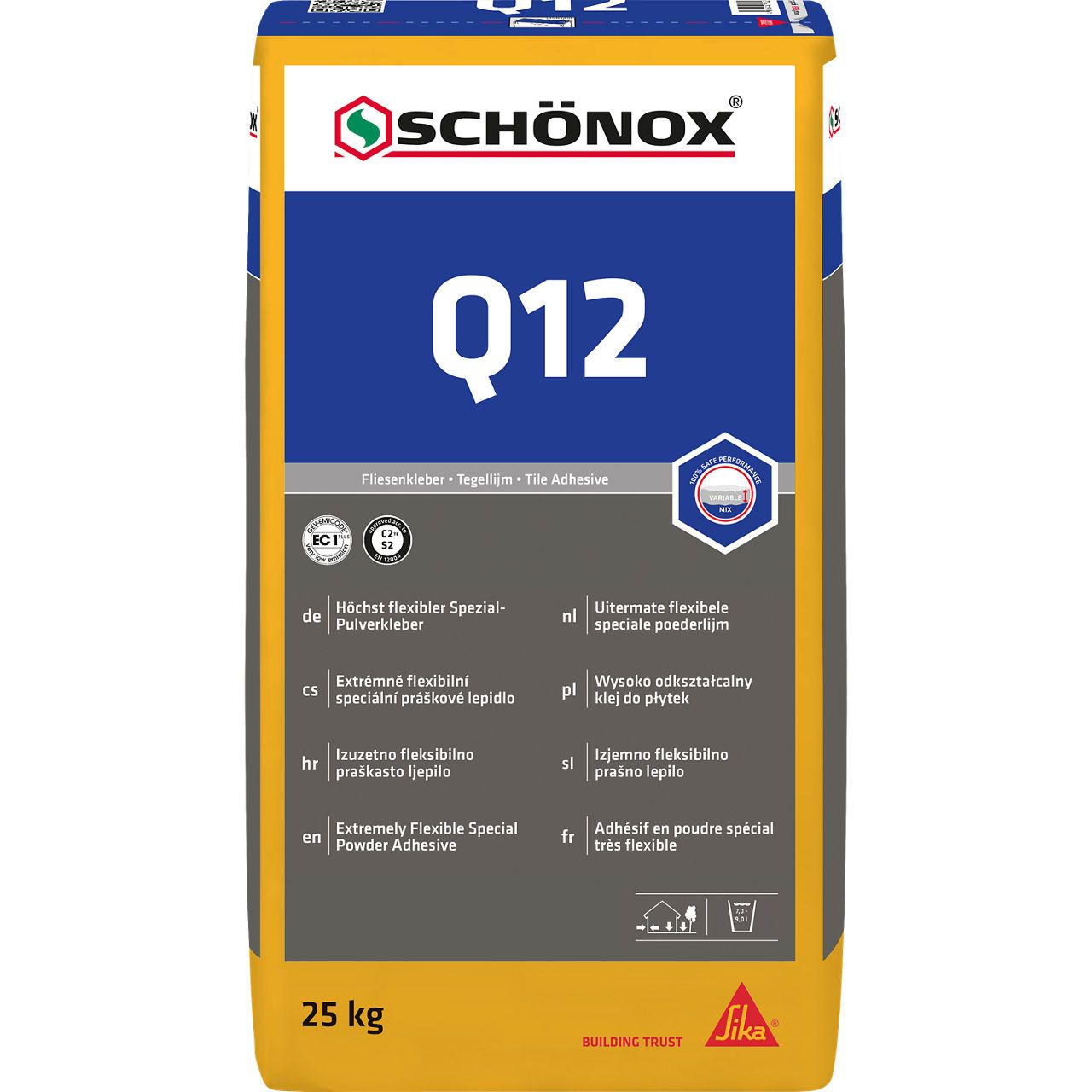 SCHÖNOX® Q12 Spezial-Fliesenkleber