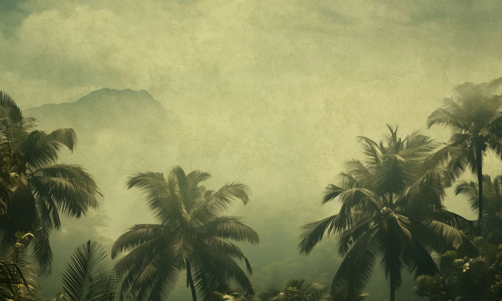 Palmenmotiv Fototapete oliv Erismann 220320101