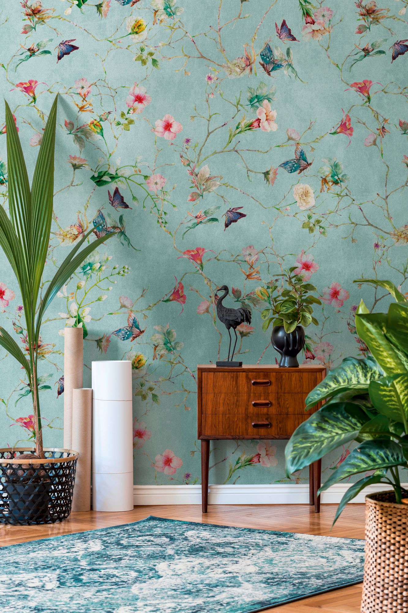 Florale Tapeten  Bringen Sie Natur in Ihr Zuhause
