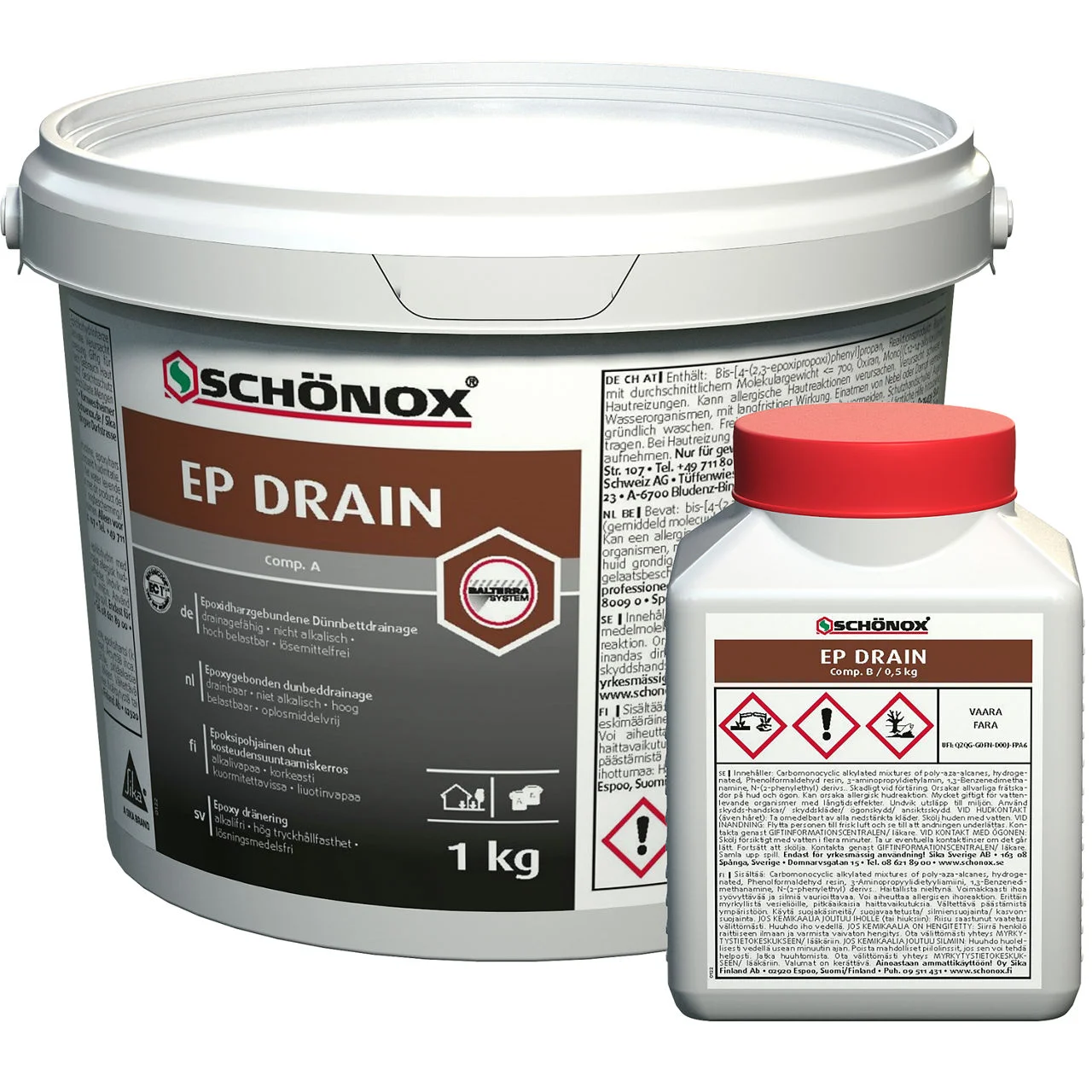 SCHÖNOX® EP DRAIN Epoxidharzgebundene Dünnbettdrainage