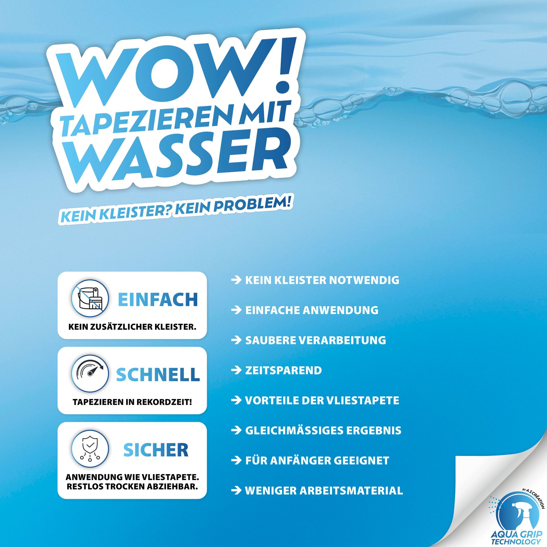 Vliestapete, Unitapete, weiß 785752