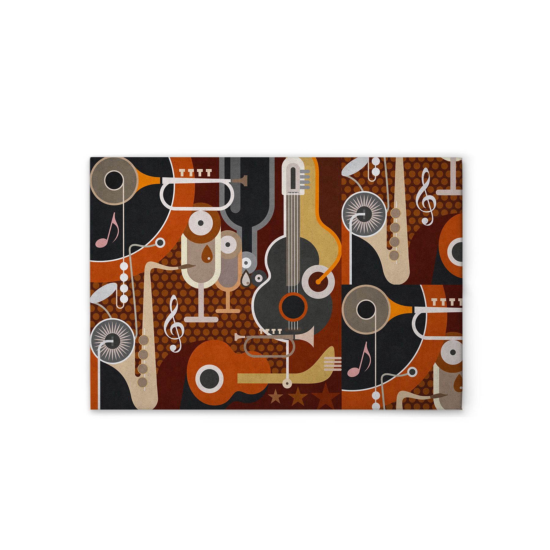 Leinwand Wall of Sound I 90 x 60 cm Leinwand Wall of Sound I 90 x 60 cm
