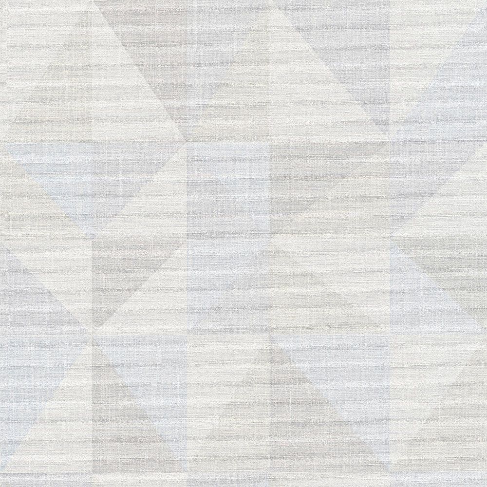 A.S. Création Björn, Geometrische Tapete, grau, blau 351813