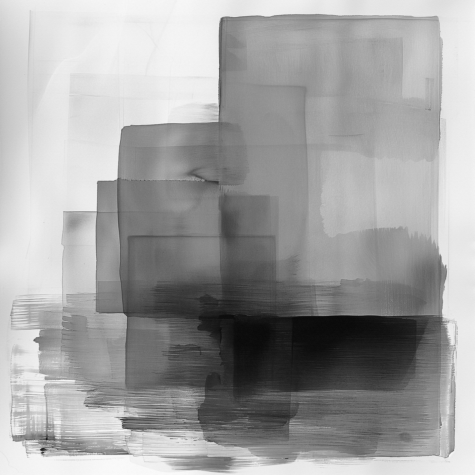 Leinwand Block Print I 60 x 60 cm