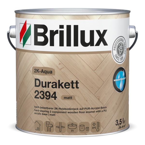 Brillux 2K-Aqua Durakett 2394 farblos 875 ml