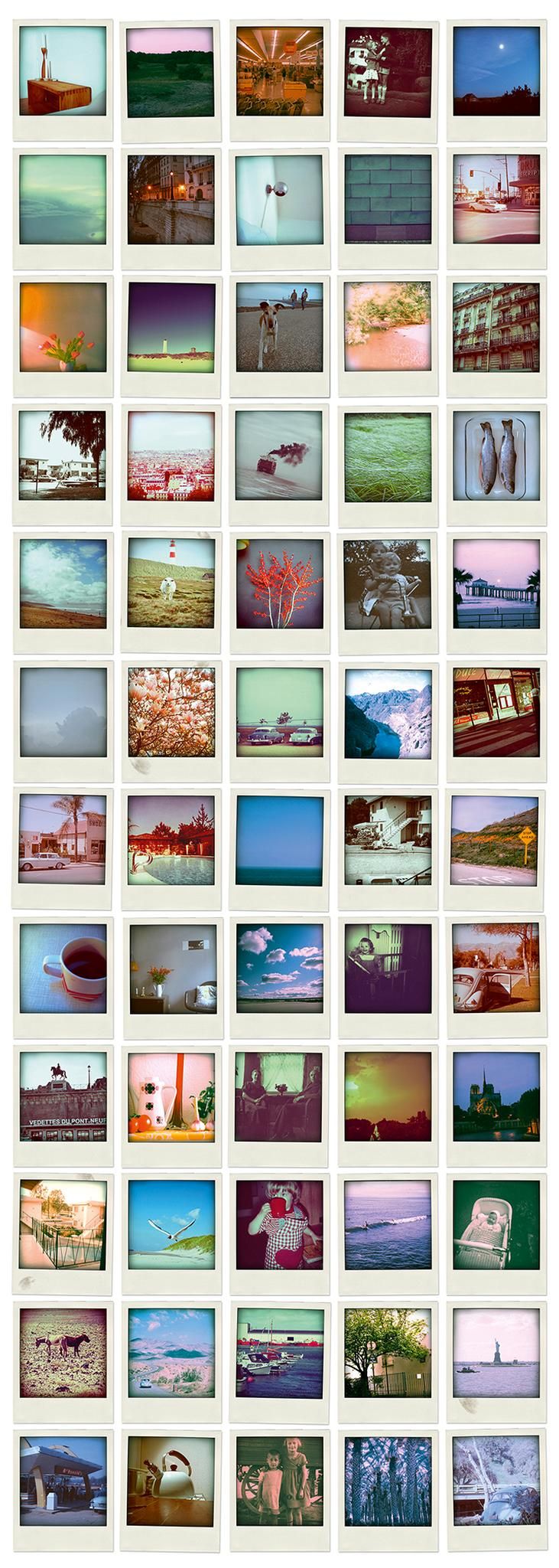 A.S. Création XXL 5 Fototapete, Polaroid, 1m x 2,8m DD115984