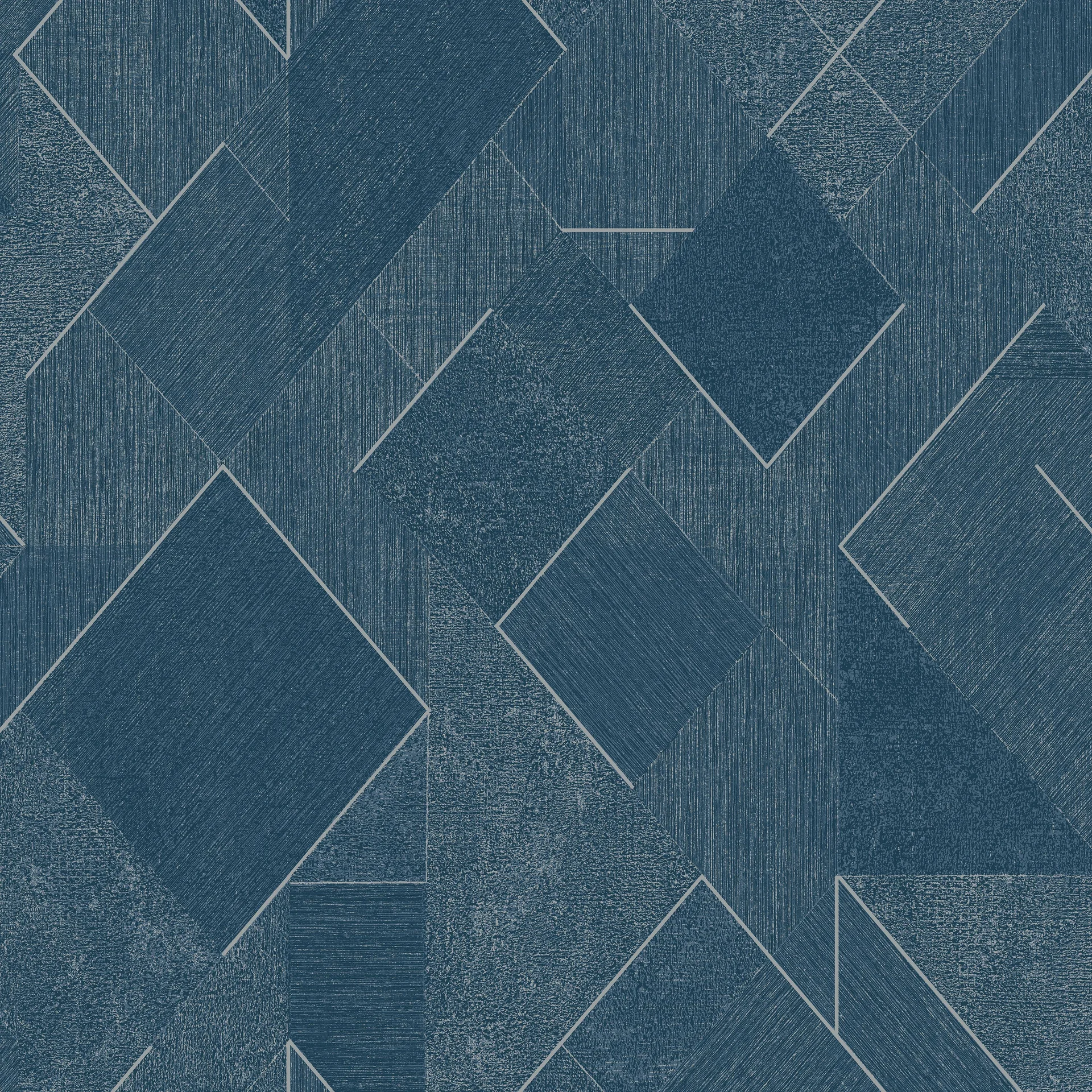 Vliestapete Geometrisch Blau Grandeco Omura A72002