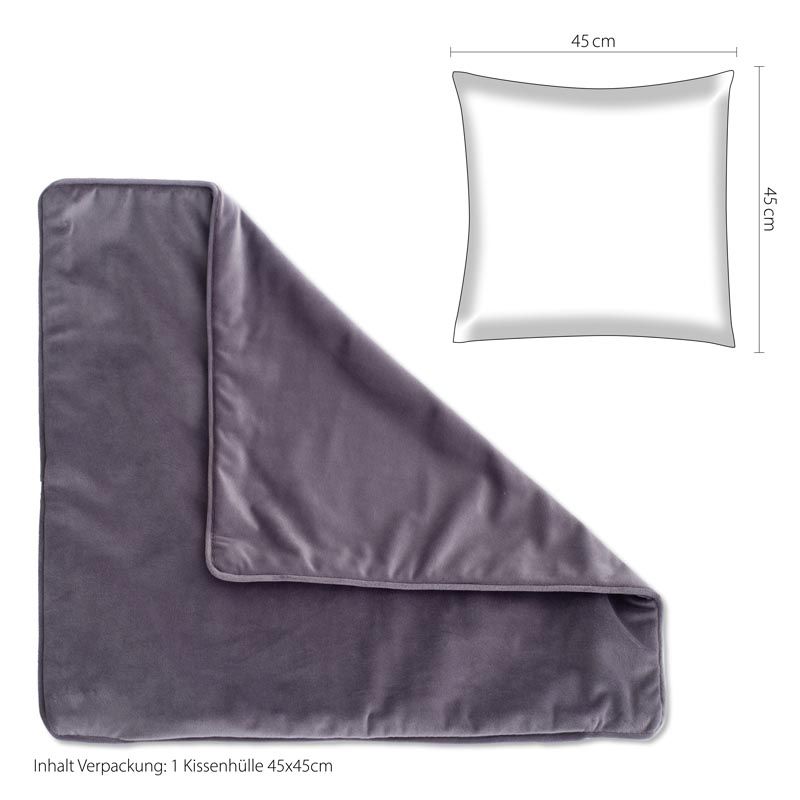 Kissenhülle IW539345 Lila Mirja 45x45cm Kissenhülle IW539345 Lila Mirja 45x45cm
