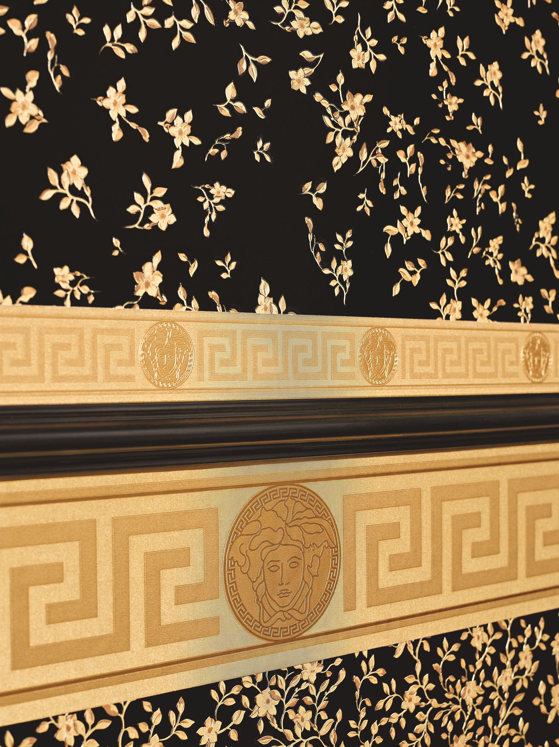 Versace wallpaper Versace 3, Design Tapete, gold 935262