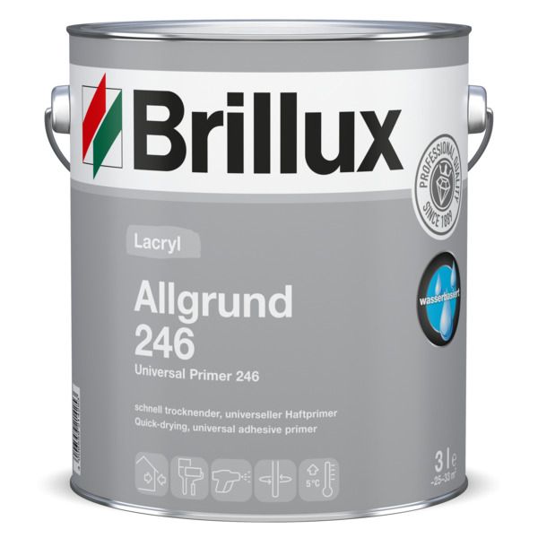 Brillux Lacryl Allgrund 246 grau 750 ml
