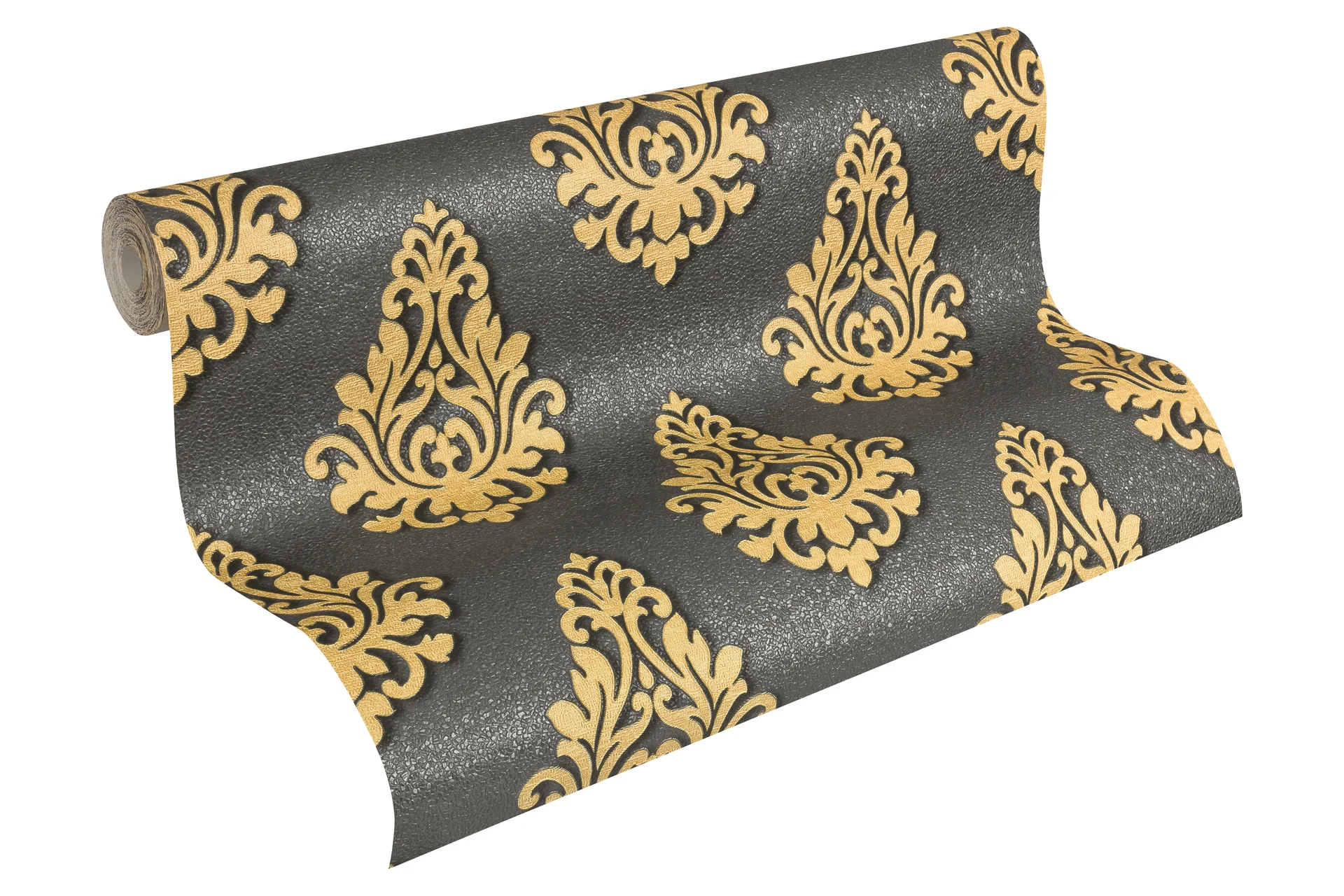 Rollenfoto Architects Paper Nobile, Barock Tapete, gold, schwarz 959815