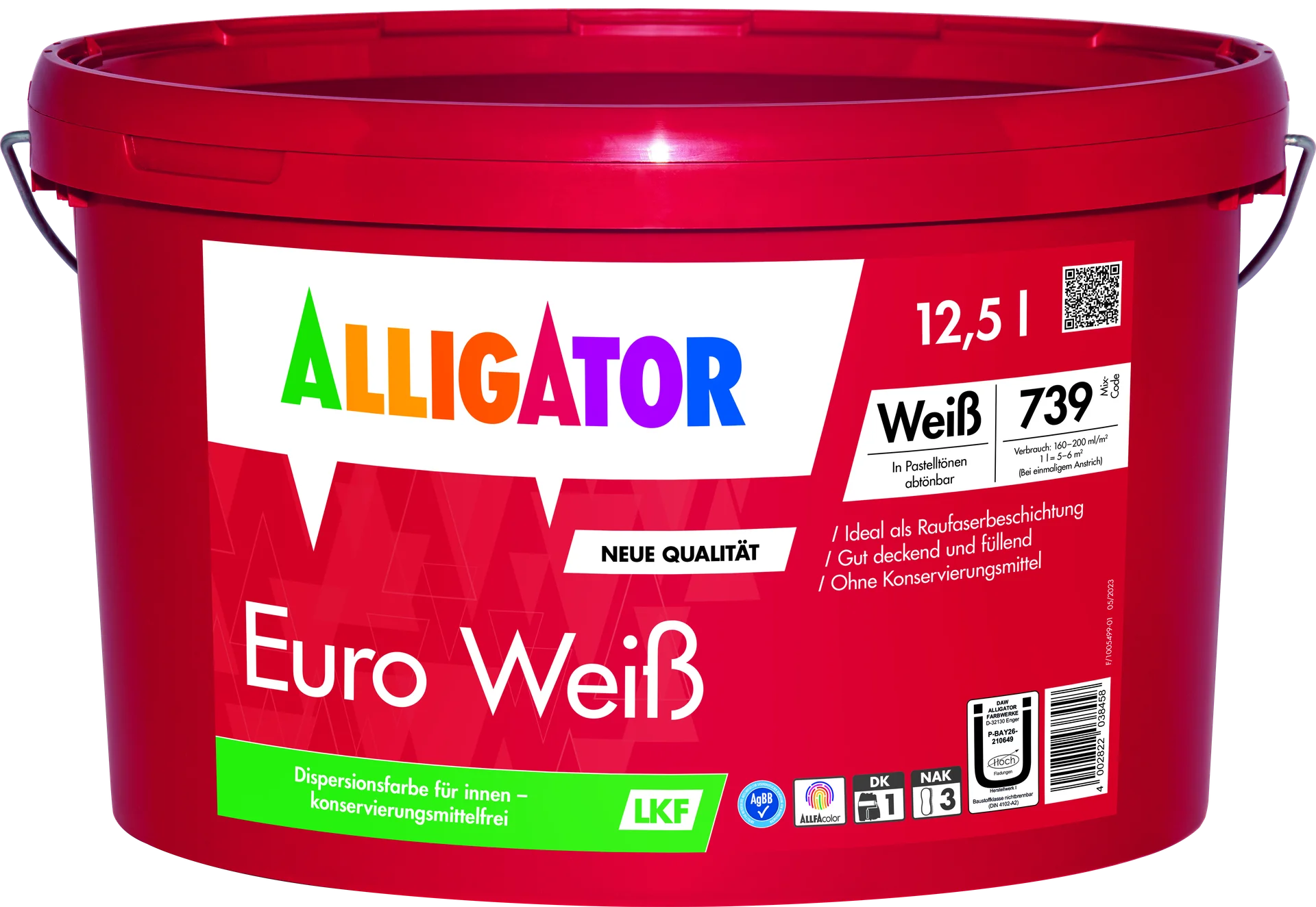 Alligator Euro Weiß LKF weiß 12,5 l