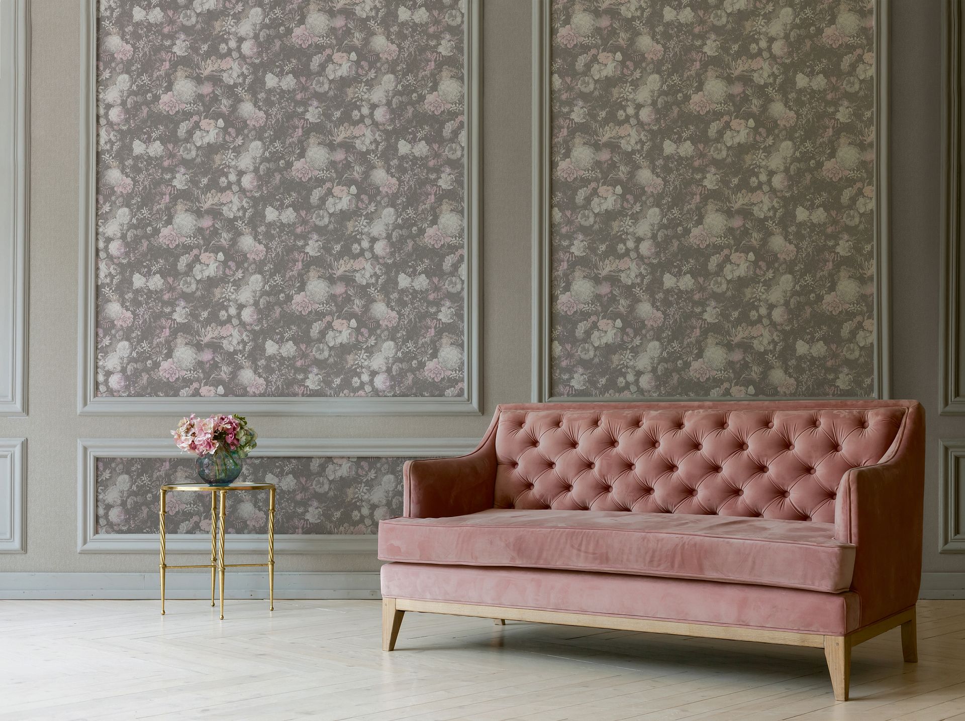 Livingwalls Mata Hari, Florale Tapete, 380954 beige, rosa