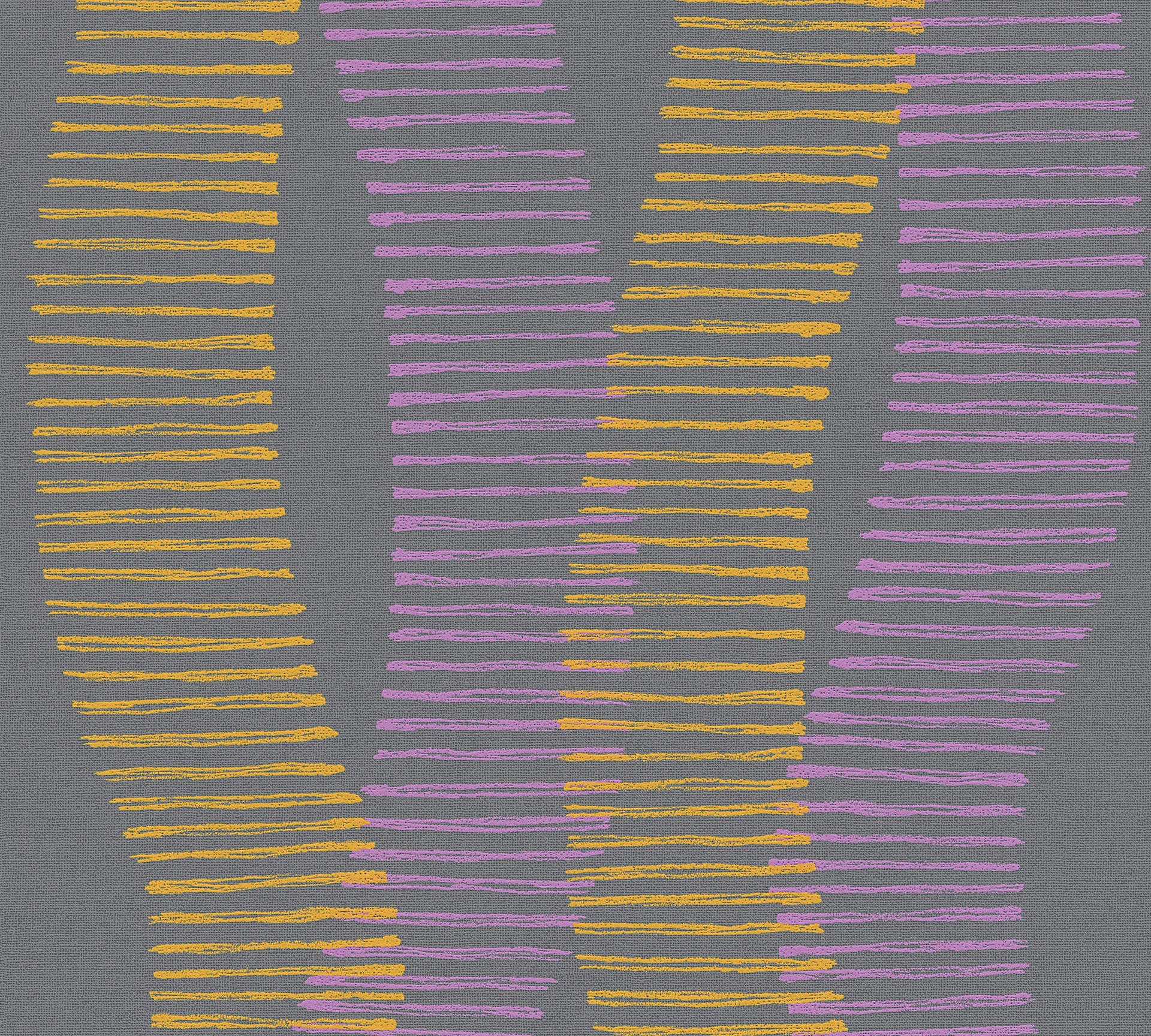 A.S. Création Linen Style, Geometrische Tapete, violett, orange 367583 Dekorbild