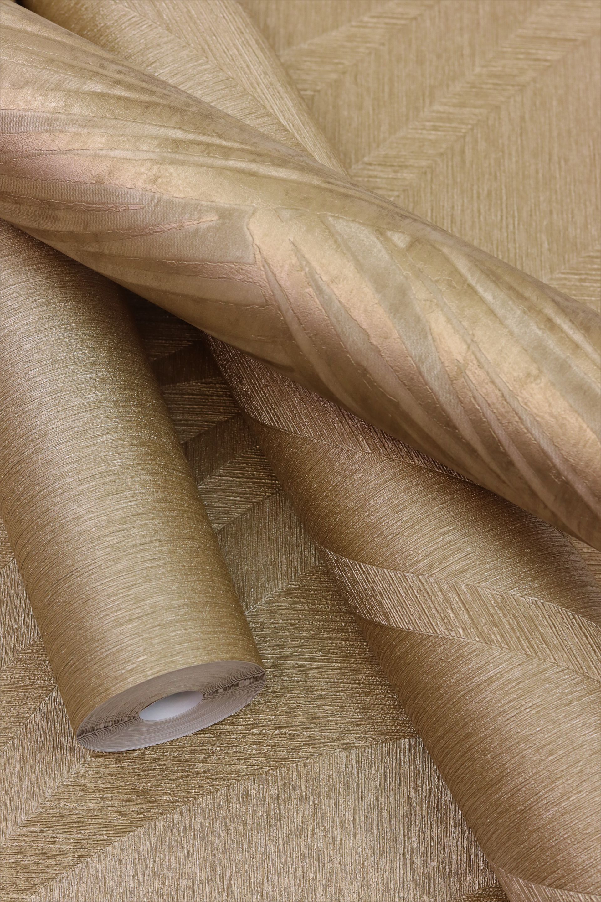 Vliestapete geometrisch gold 608311