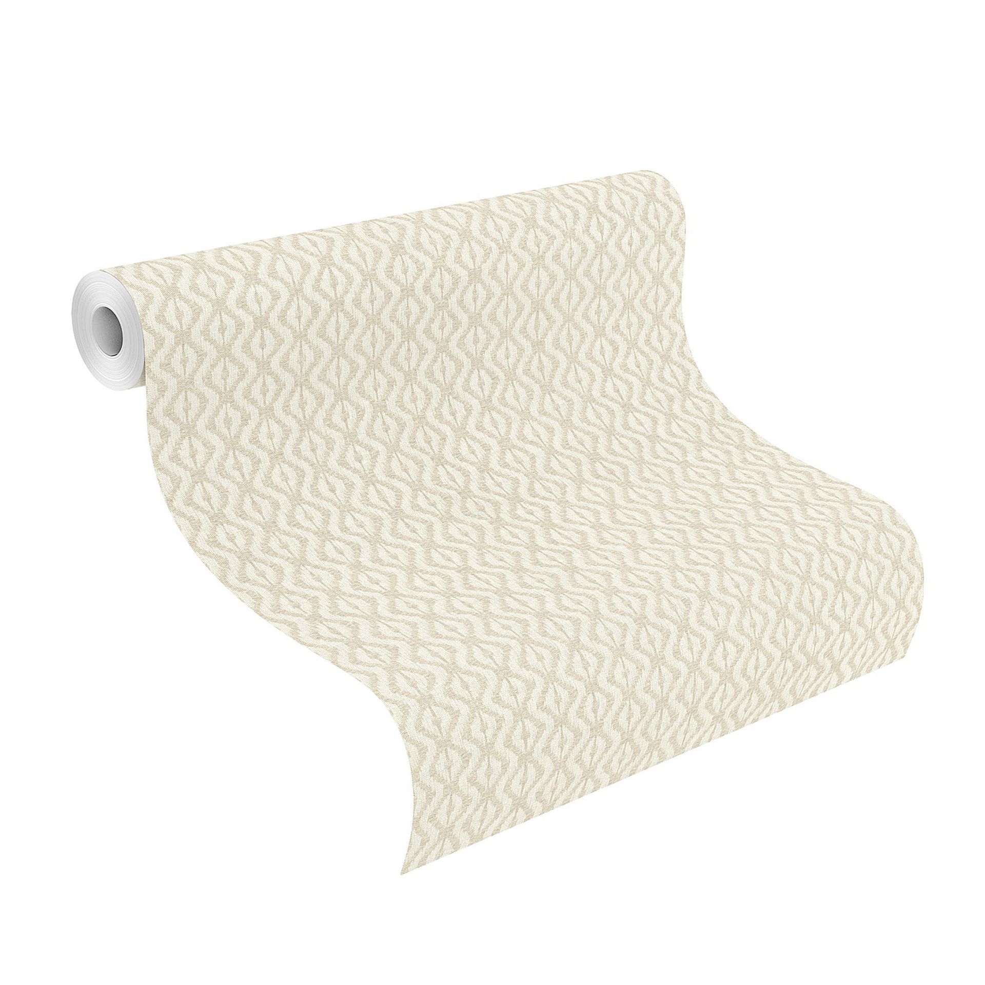 Vliestapete Rauten beige 410655 Vliestapete Rauten beige 410655