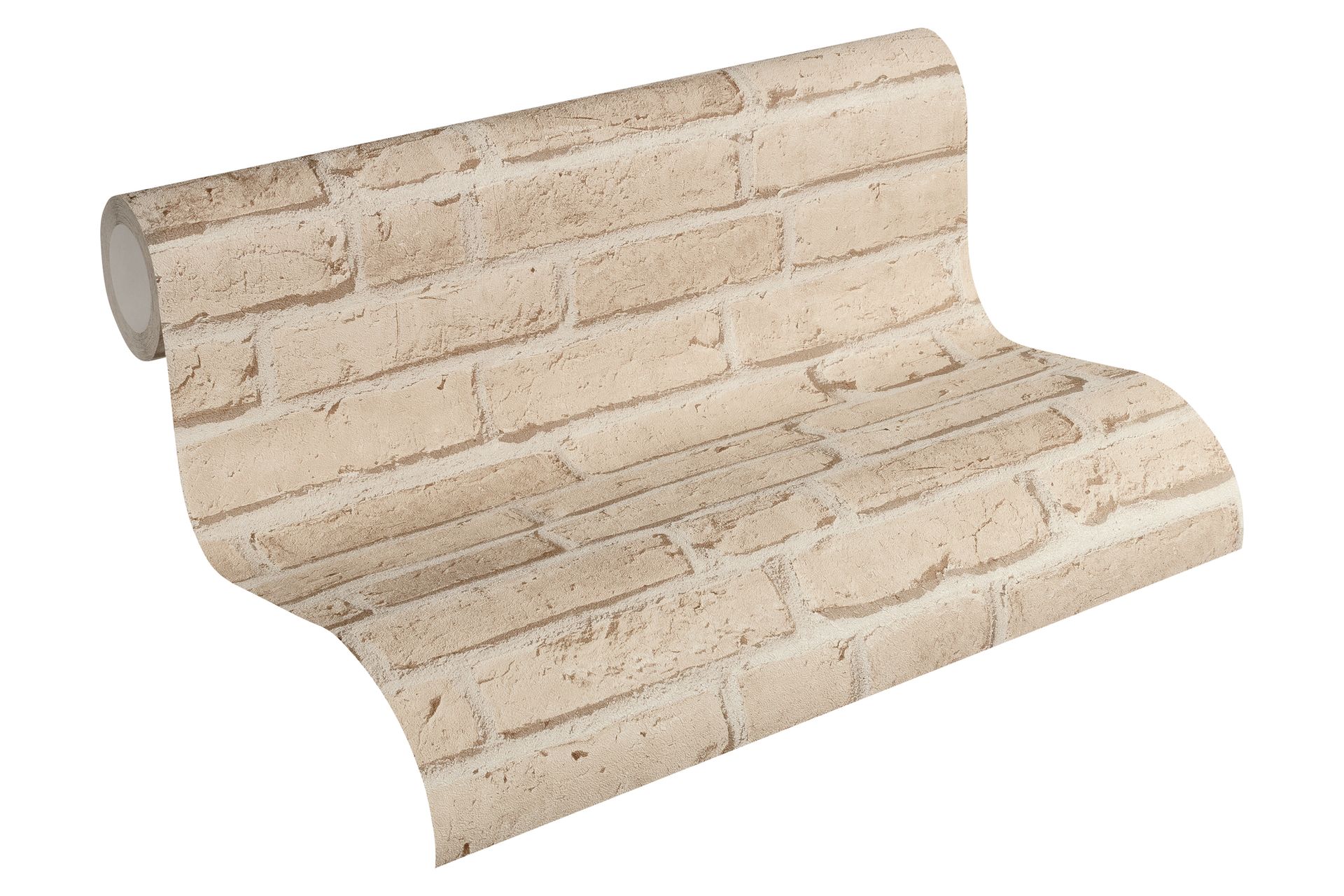 A.S. Création Best of Wood`n Stone 2nd Edition, Steintapete, beige 355812