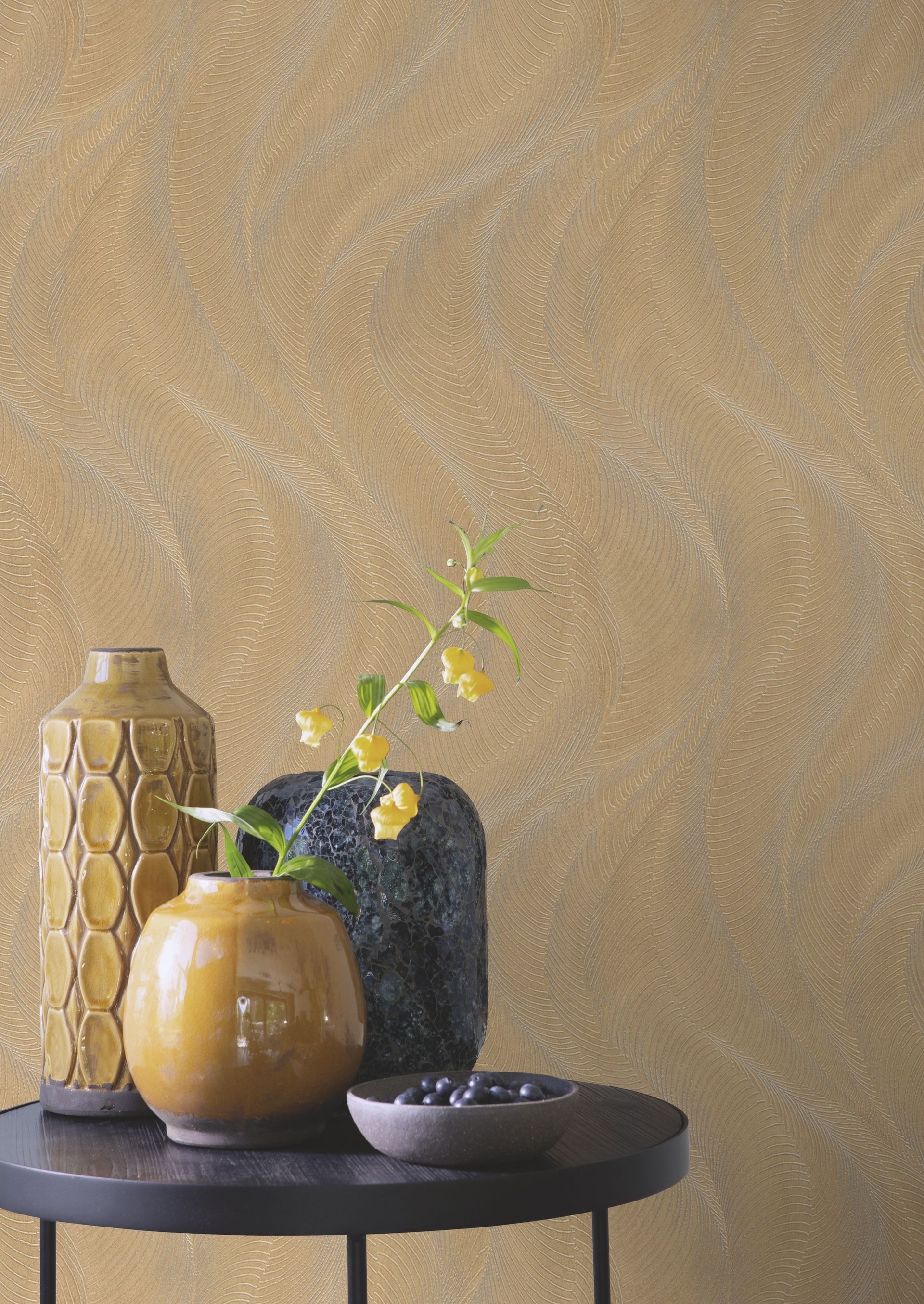 Vliestapete Art-Déco gold 659641 Vliestapete Art-Déco gold 659641