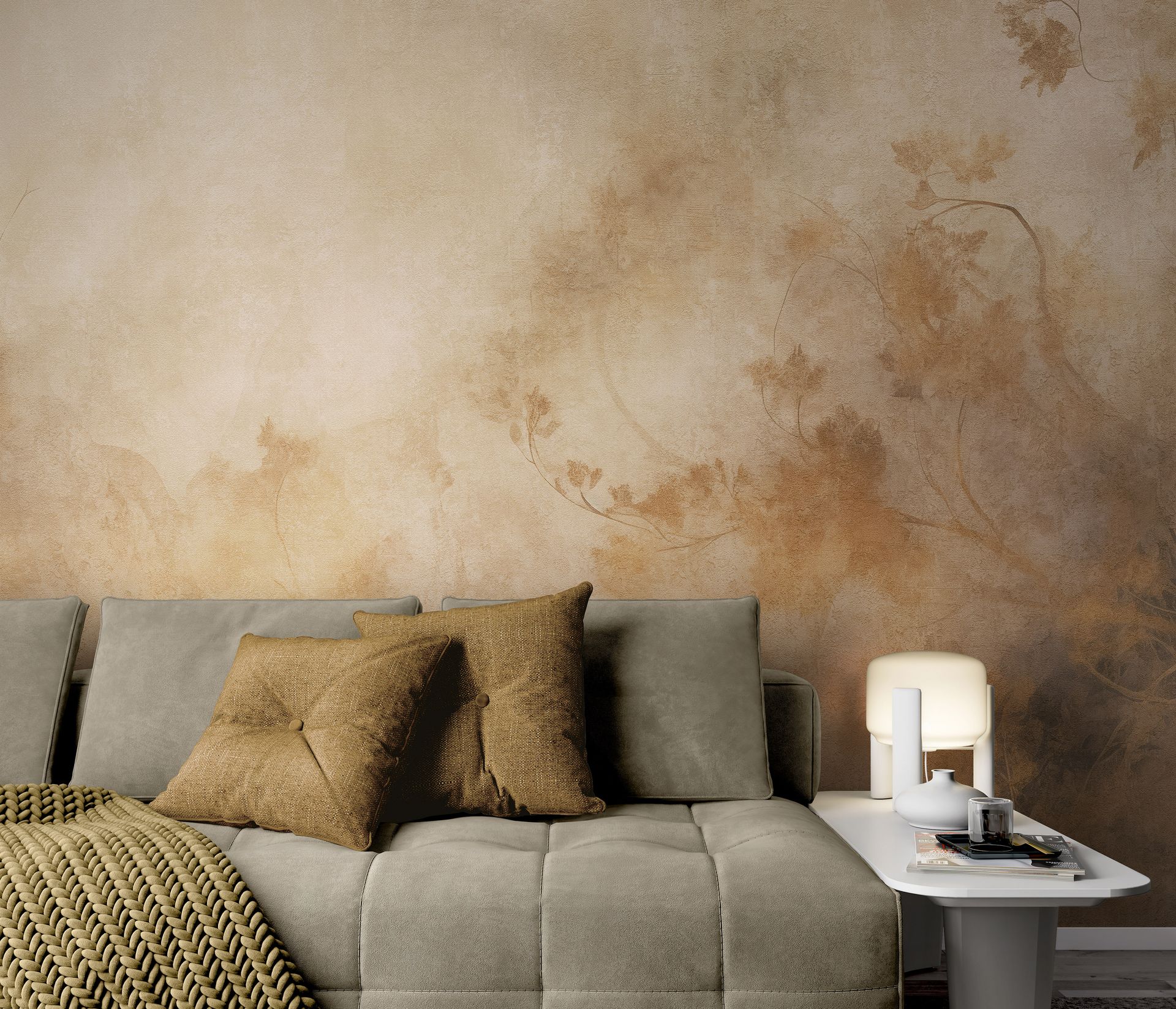 Vliestapete Aquarell Landschaft beige Erismann Big Pictures Vliestapete Aquarell Landschaft beige Erismann Big Pictures