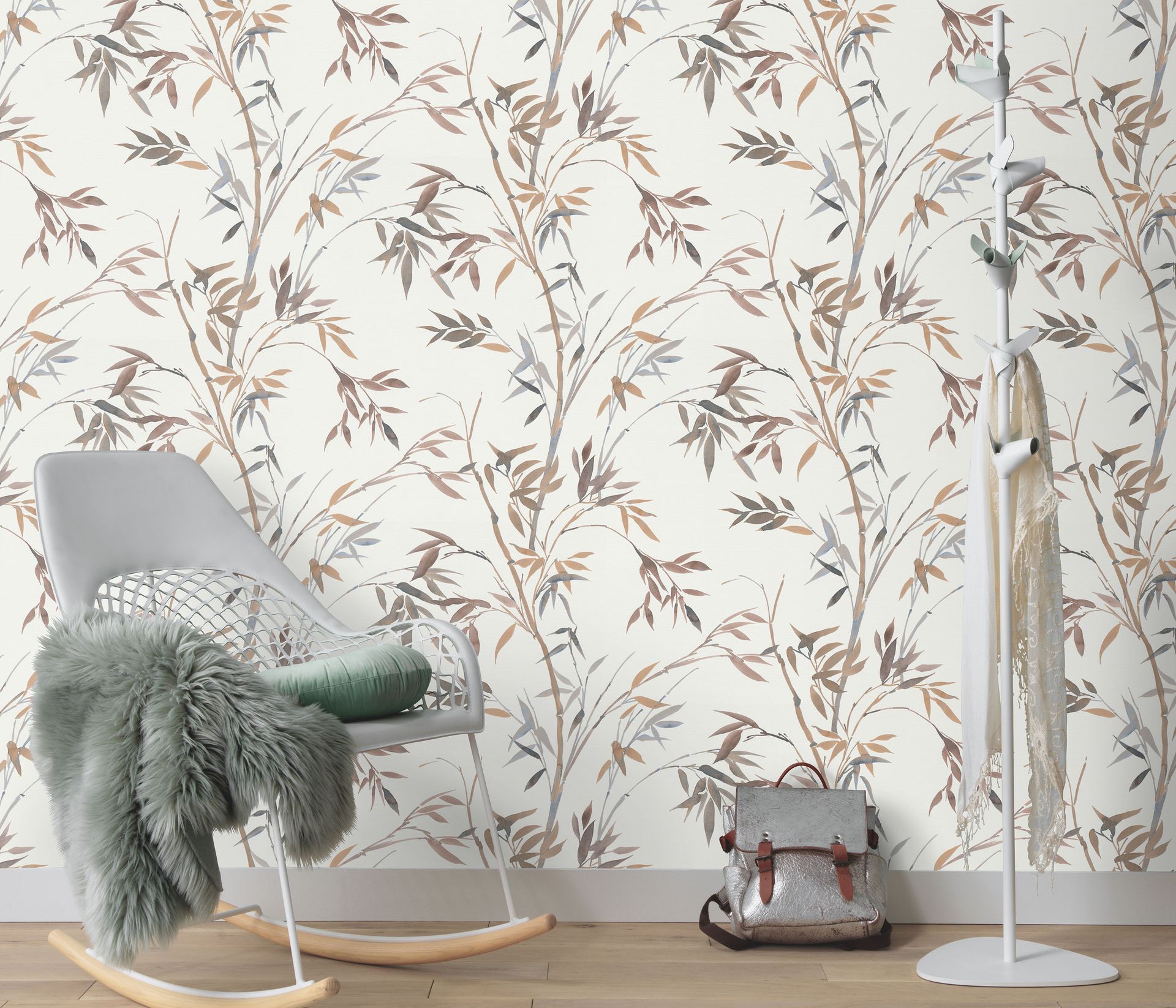 Vliestapete Bambusmotiv beige Erismann 1038811 Vliestapete Bambusmotiv beige Erismann 1038811