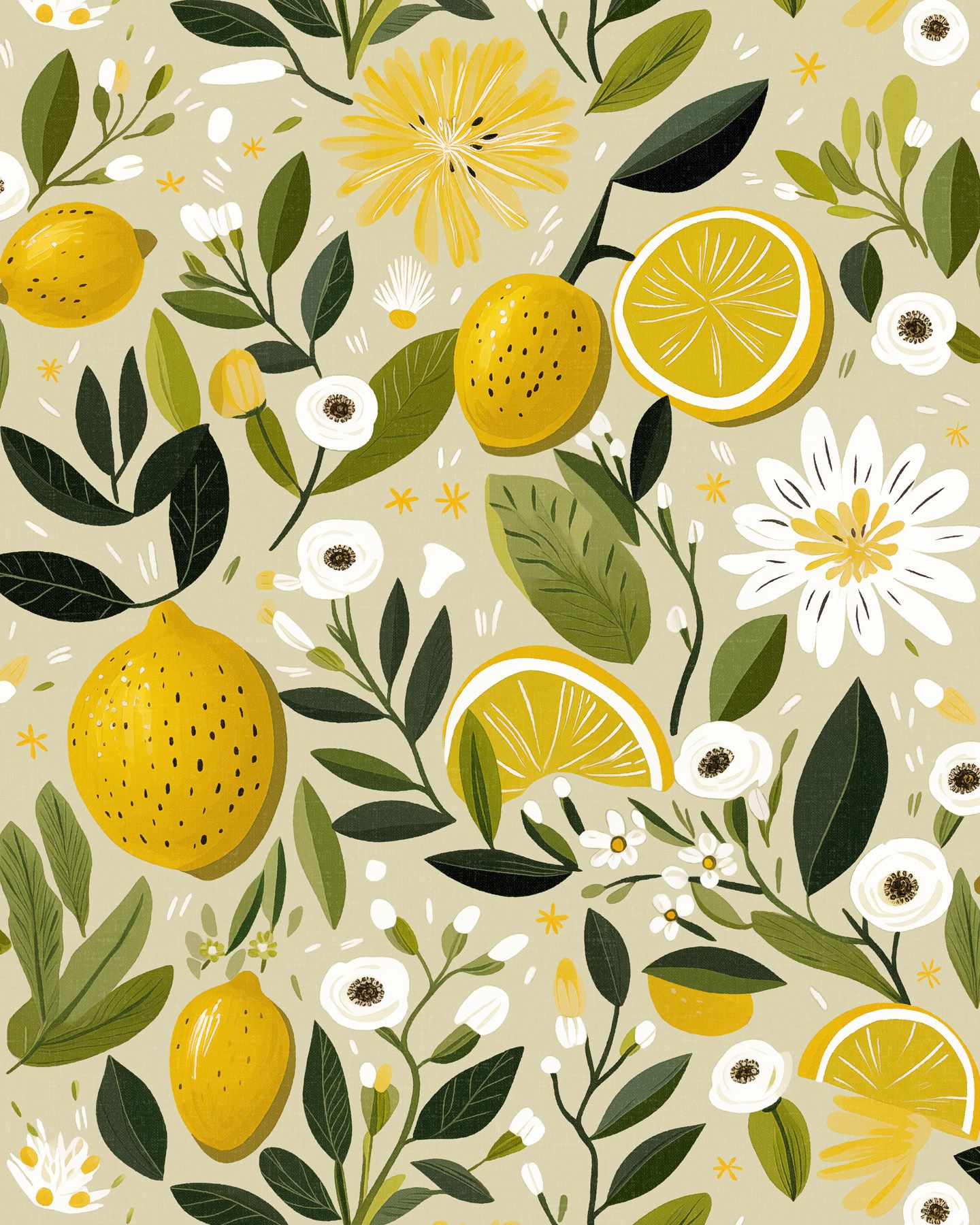 Leinwand Lemons Light 40 x 50 cm