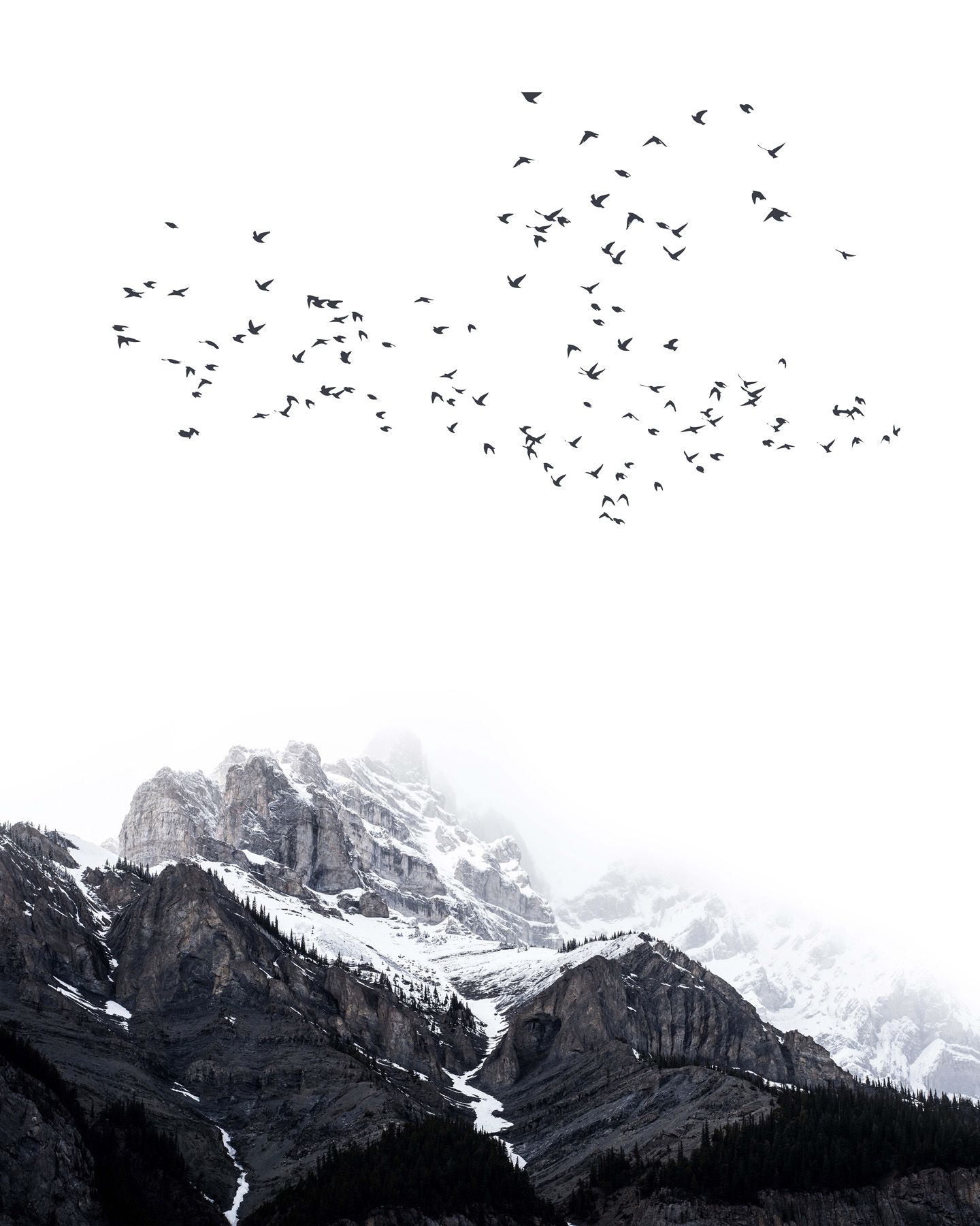 Leinwand The Mountains 40 x 50 cm