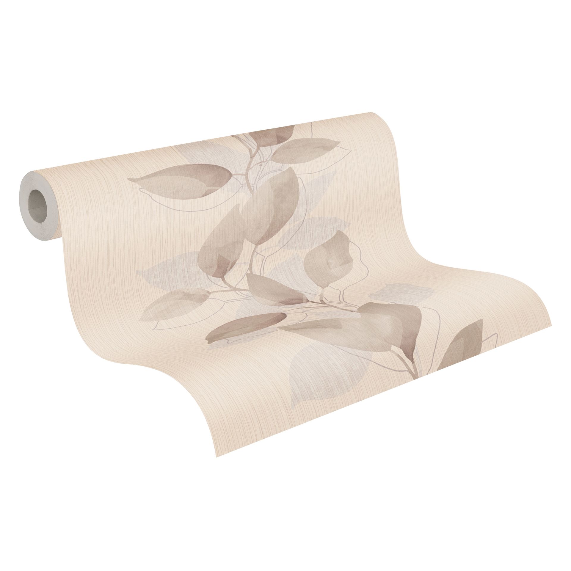 A.S. Création Attractive, Florale Tapete, braun, beige 378152