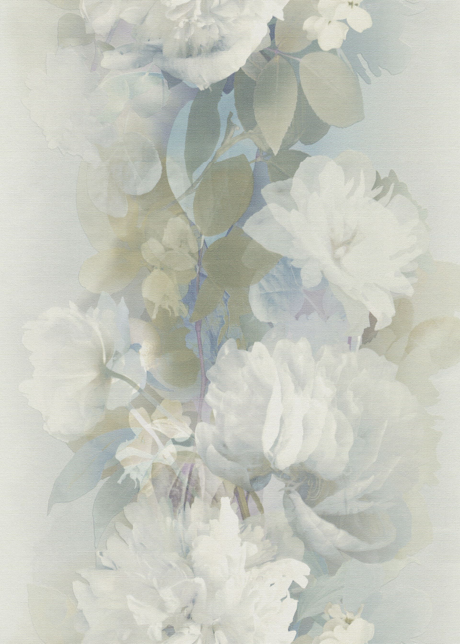 Blumentapete Aquarelloptik hellblau Erismann 1051308