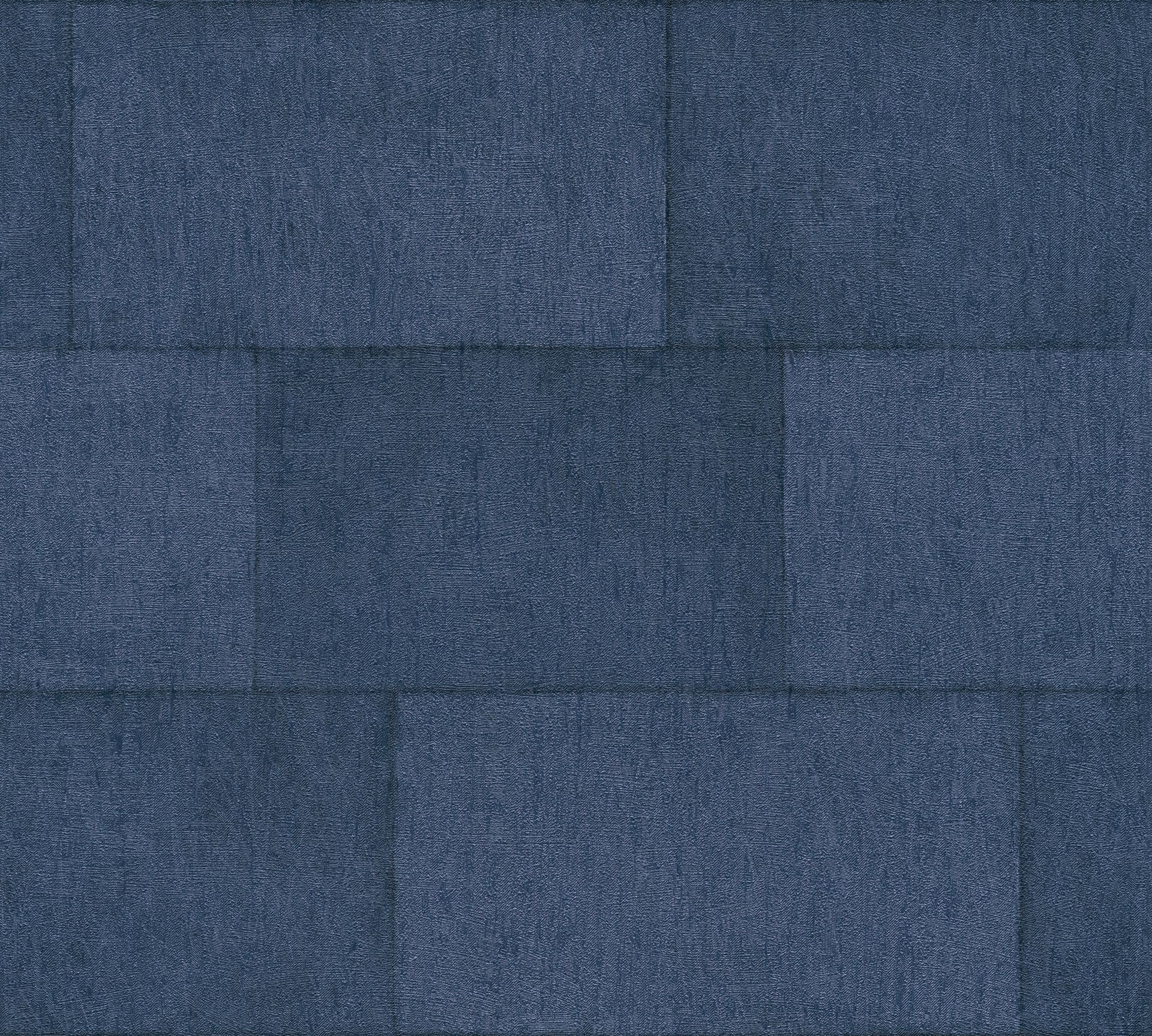Livingwalls Titanium 3, Steintapete, blau 382015