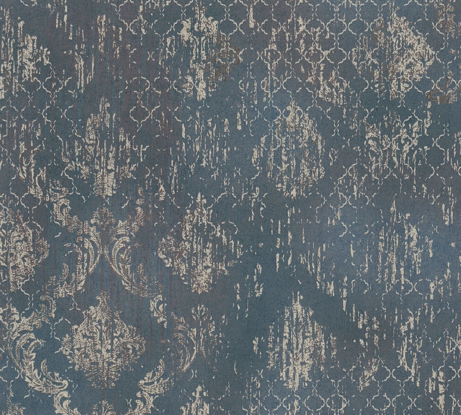 Vliestapete, Ornament, blau 786724 Dekorbild