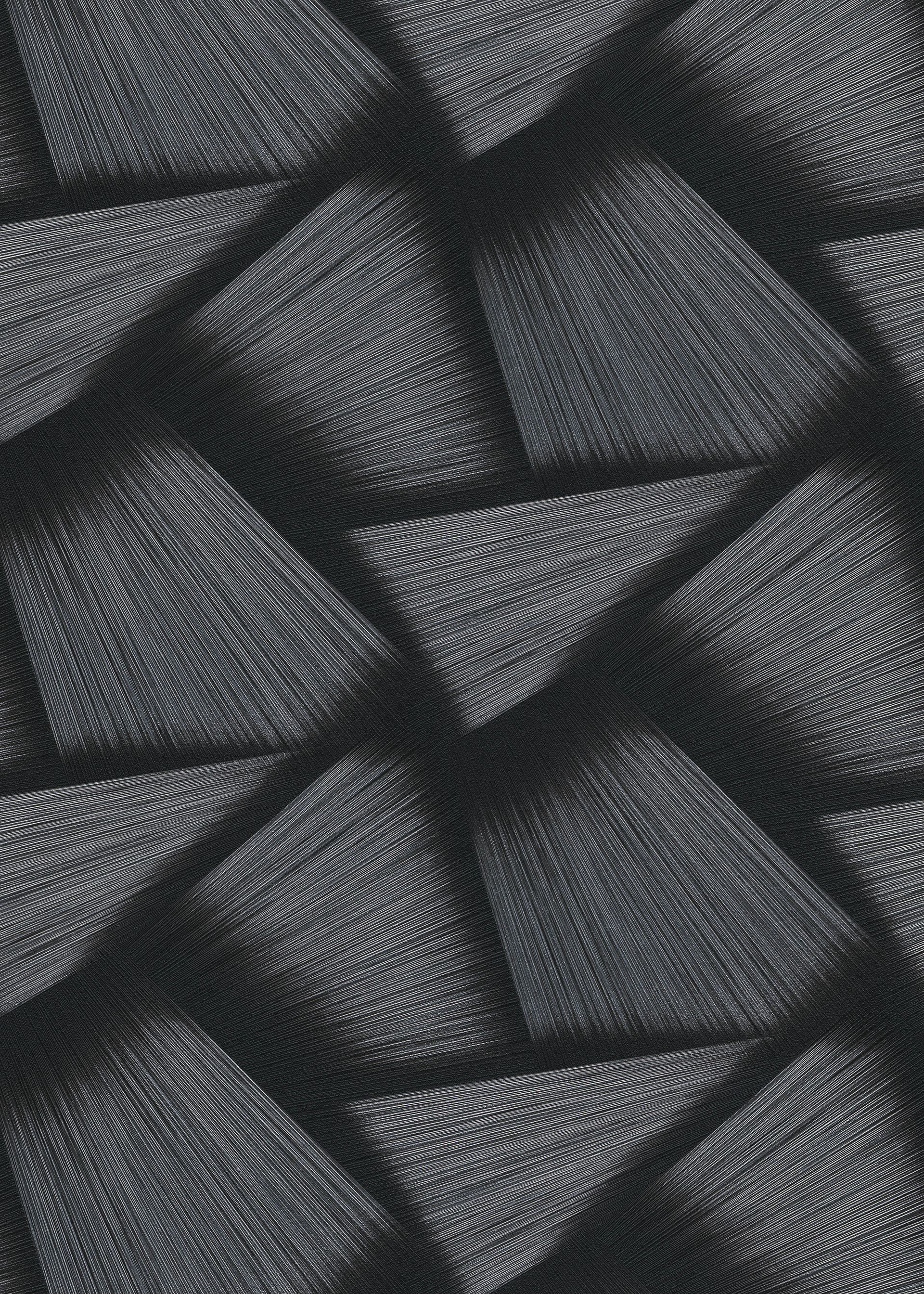 Geometrische Tapete schwarz Erismann 1040115 Geometrische Tapete schwarz Erismann 1040115