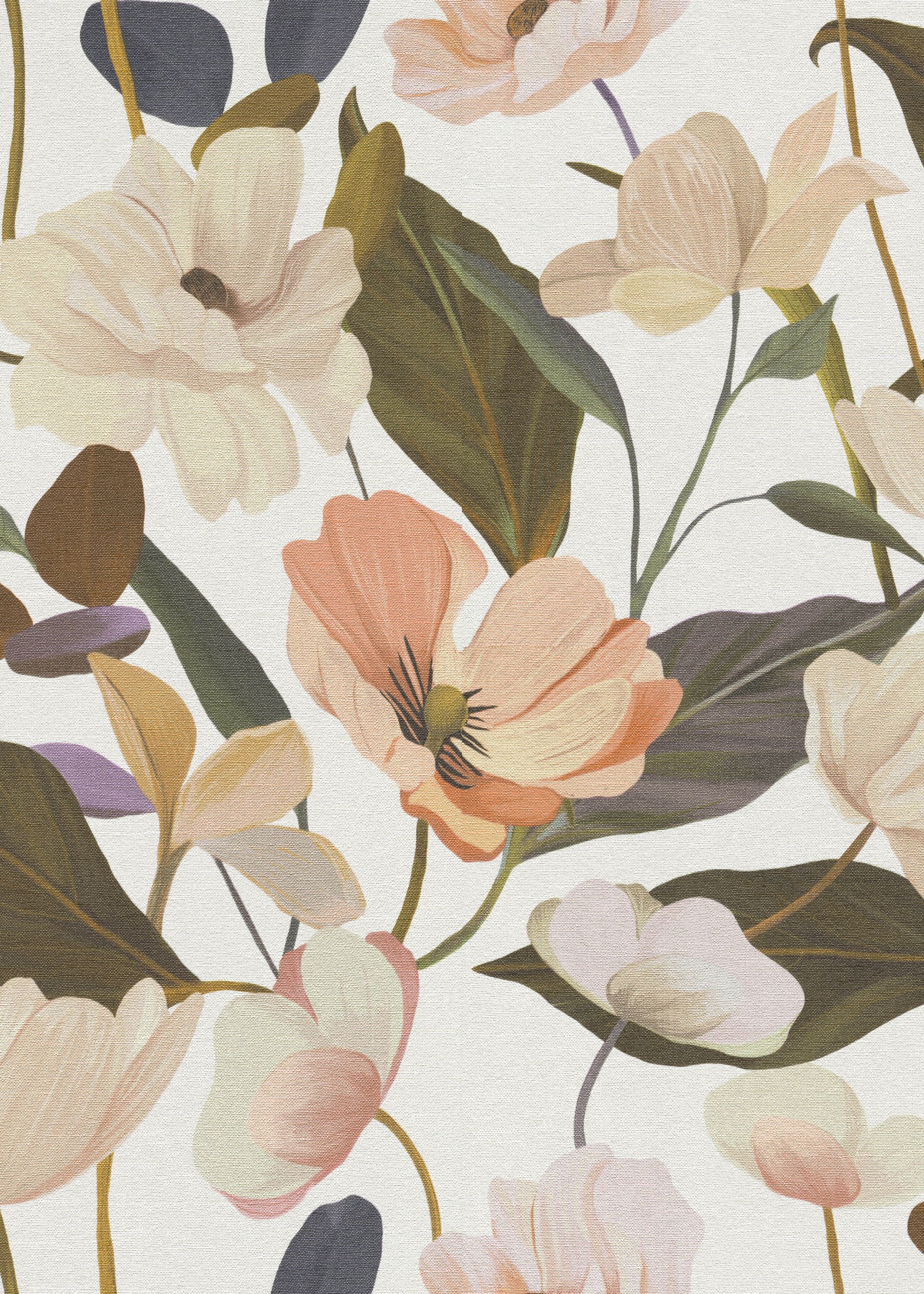 Strukturtapete botanisch beige Erismann 1050805 Strukturtapete botanisch beige Erismann 1050805