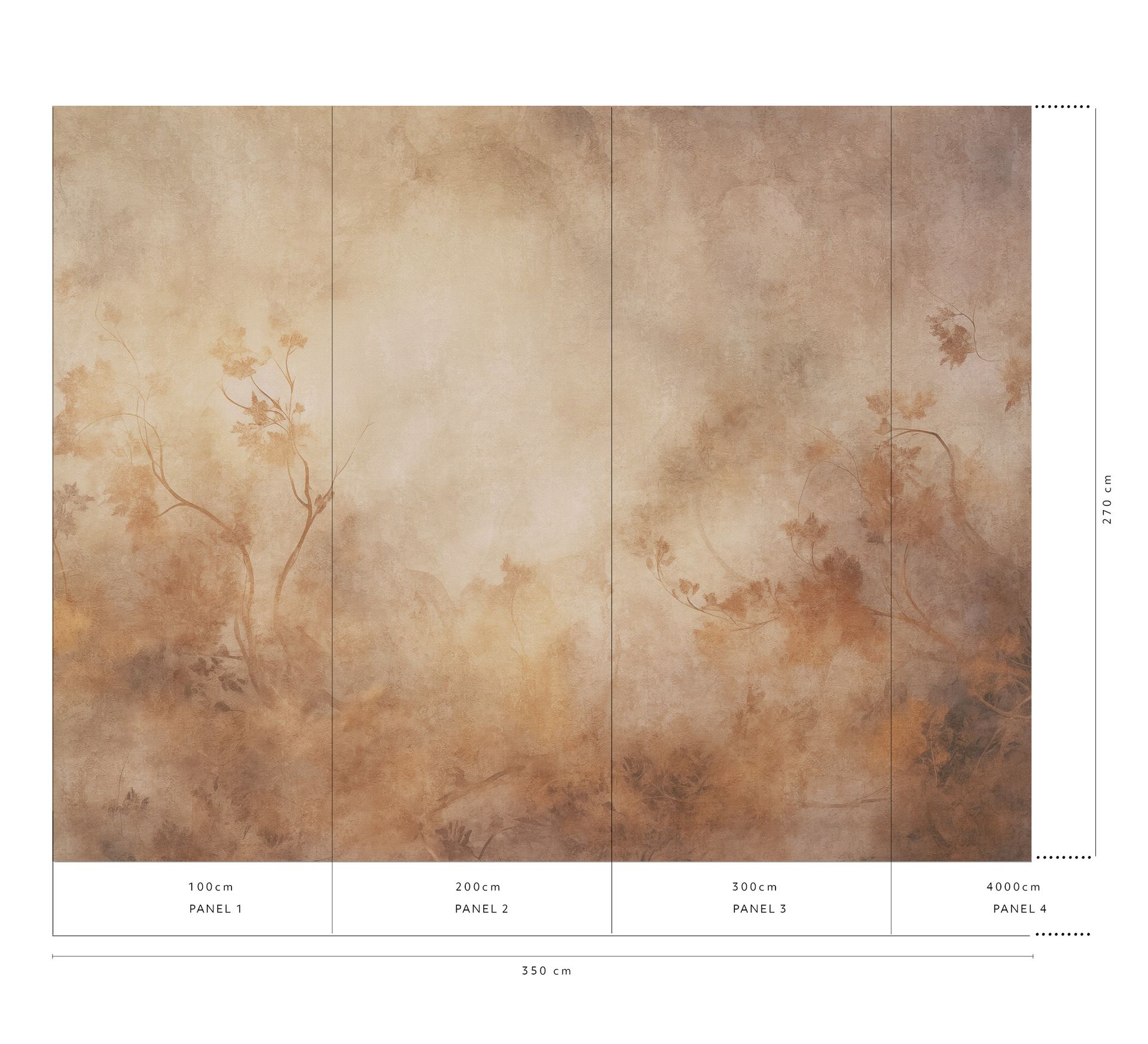 Vliestapete Aquarell Landschaft beige Erismann Big Pictures Vliestapete Aquarell Landschaft beige Erismann Big Pictures
