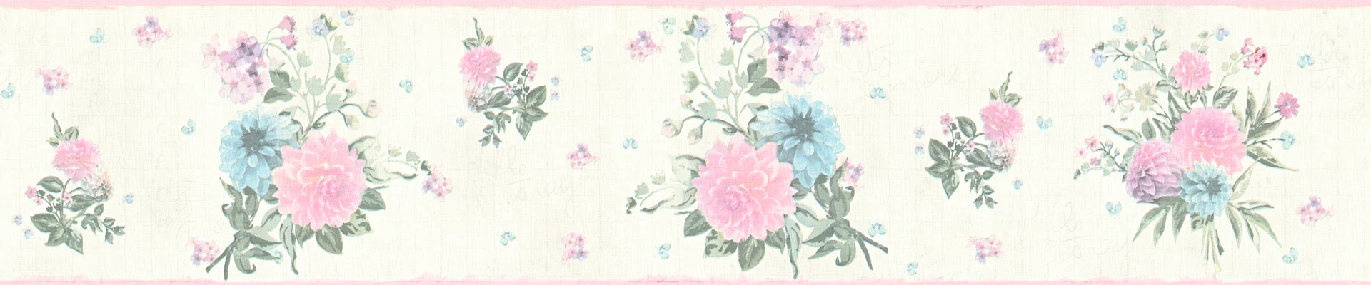Produktscan A.S. Création Only Borders 10 35876-5 Grün Floral Dekorbild