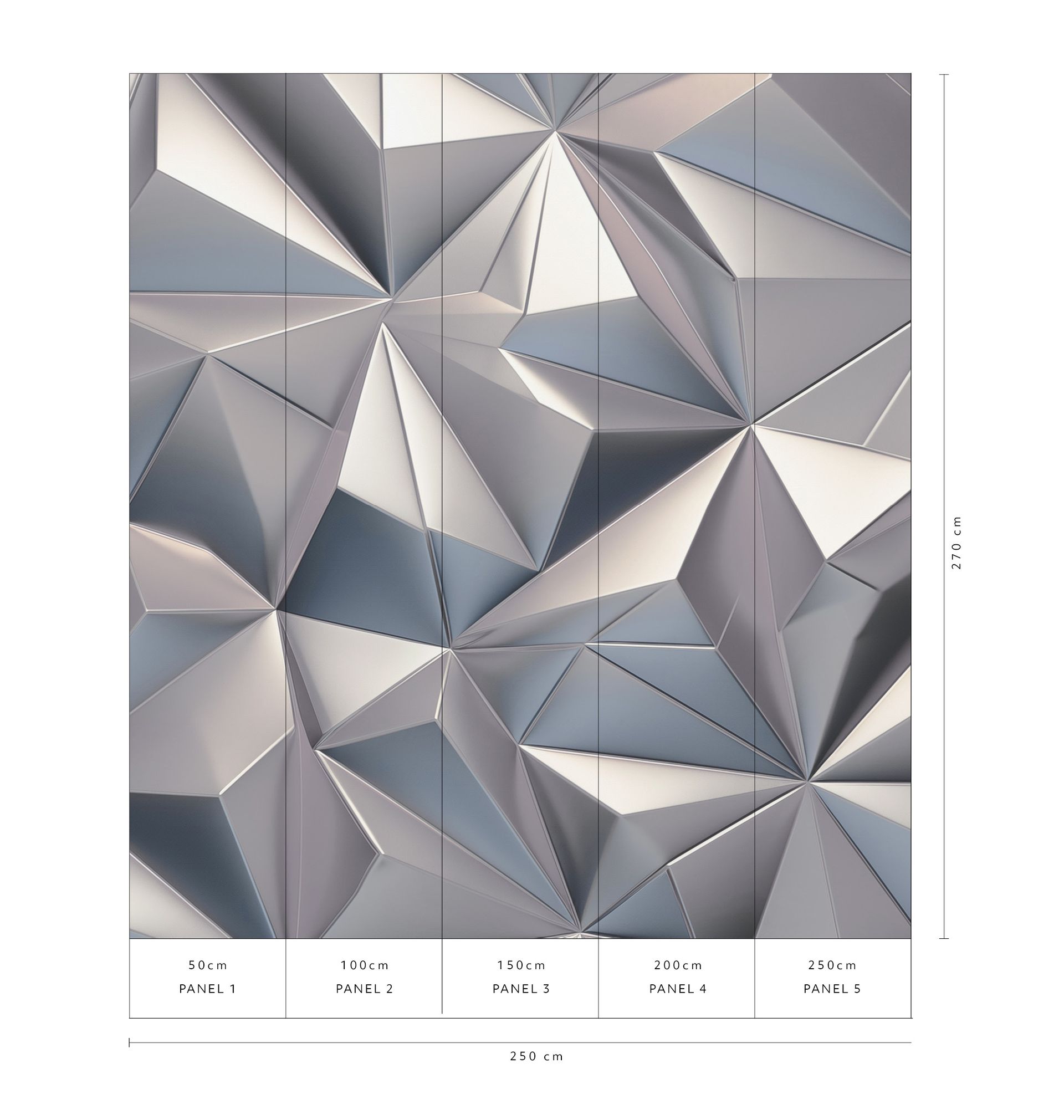 Vliestapete 3D-Optik Geometrisch Grau Erismann Big Pictures 220280301