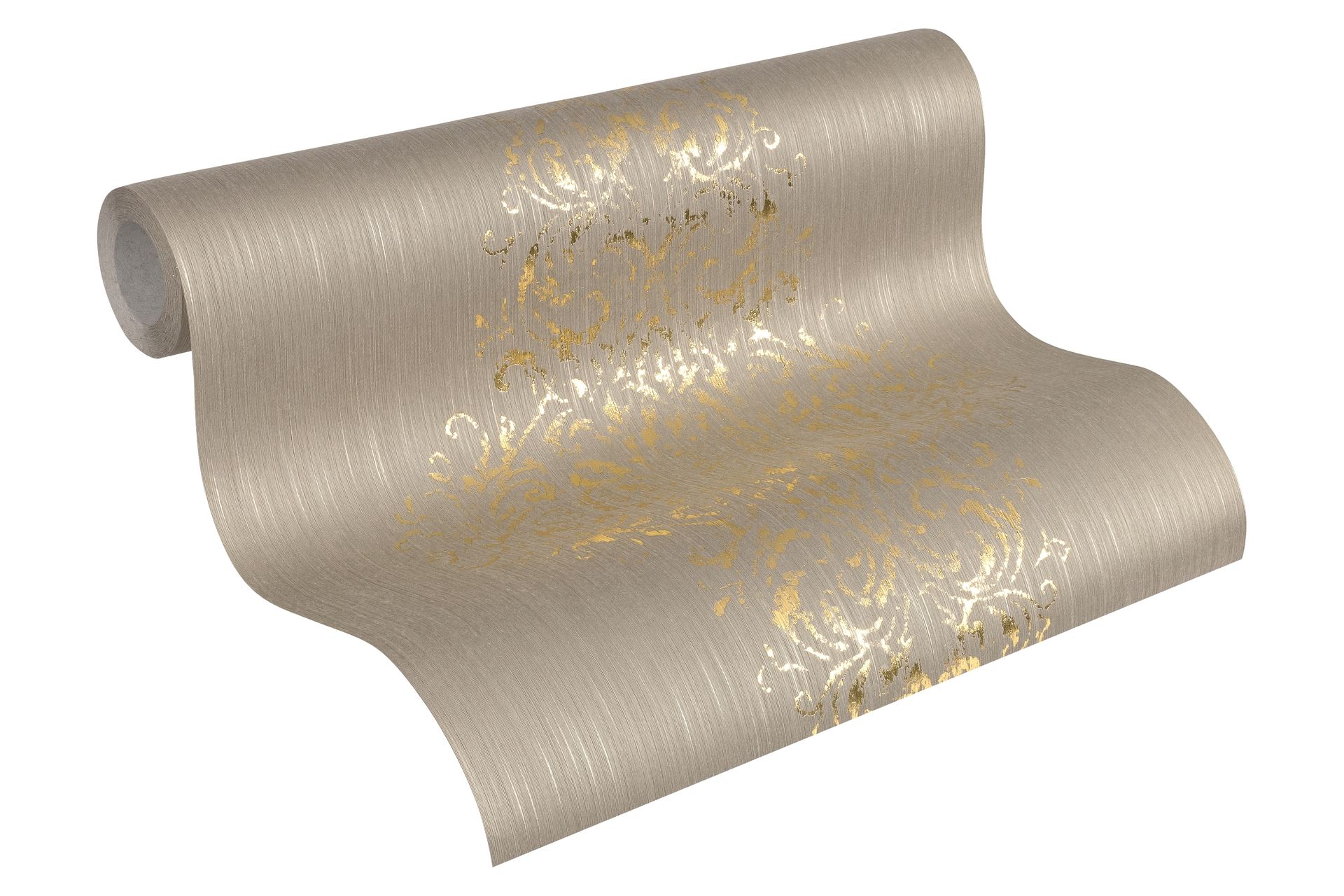 Architects Paper Luxury Wallpaper, Barock Tapete, beige, gold 319453