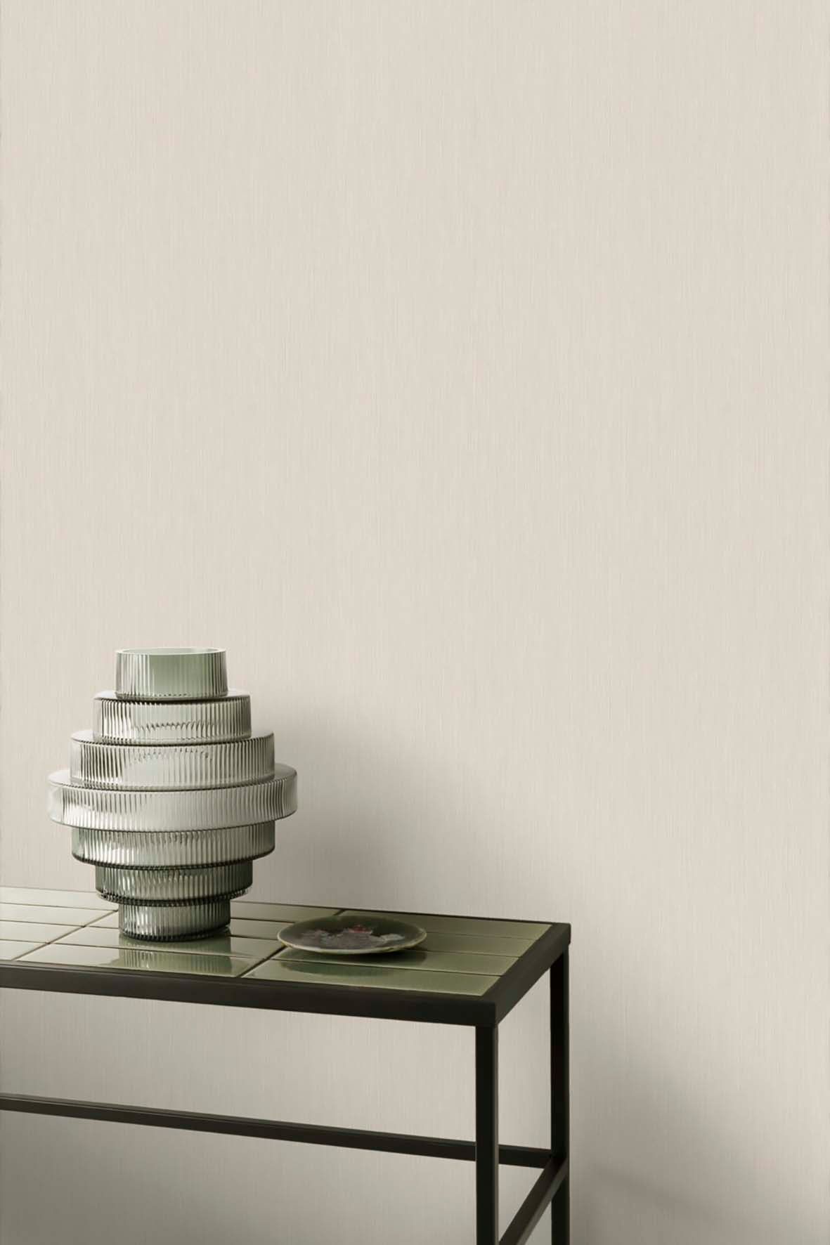 Grandeco strukturierte Tapete beige MU1002