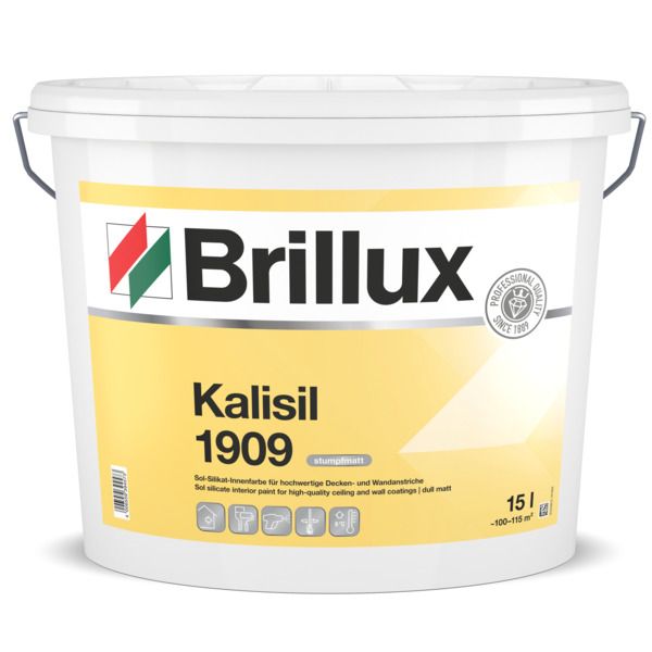 Brillux Kalisil 1909 Silikat-Innenfarbe, weiß 15 l