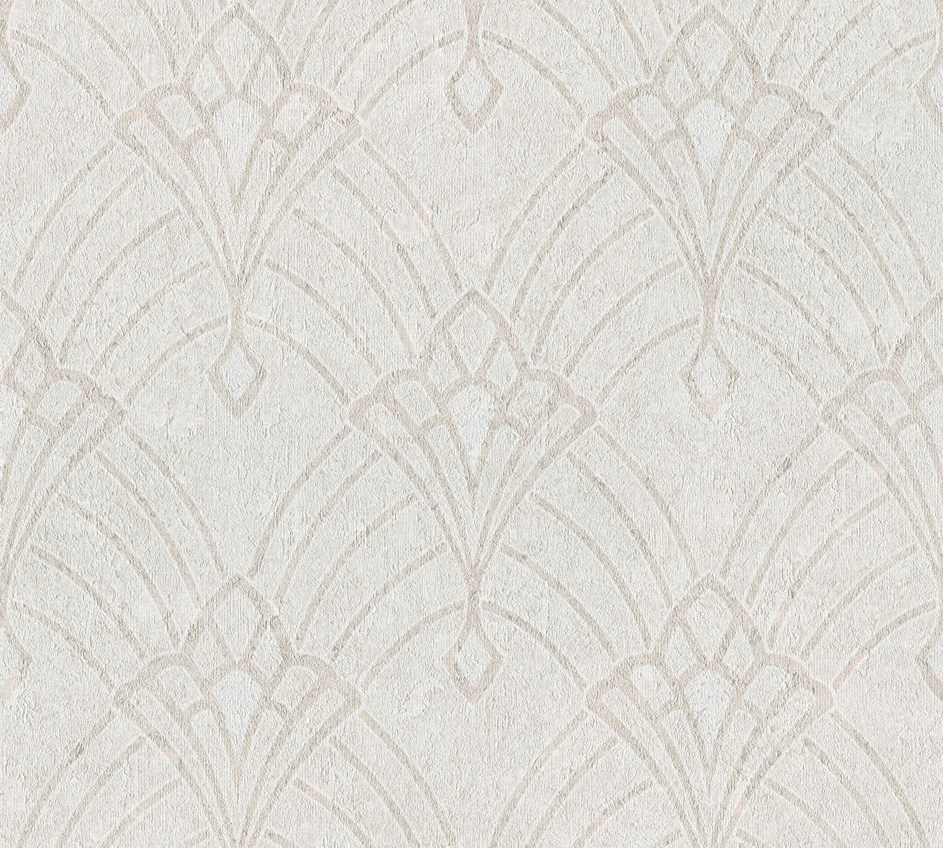 Livingwalls Mata Hari, Orientalische Tapete, beige, creme 380943